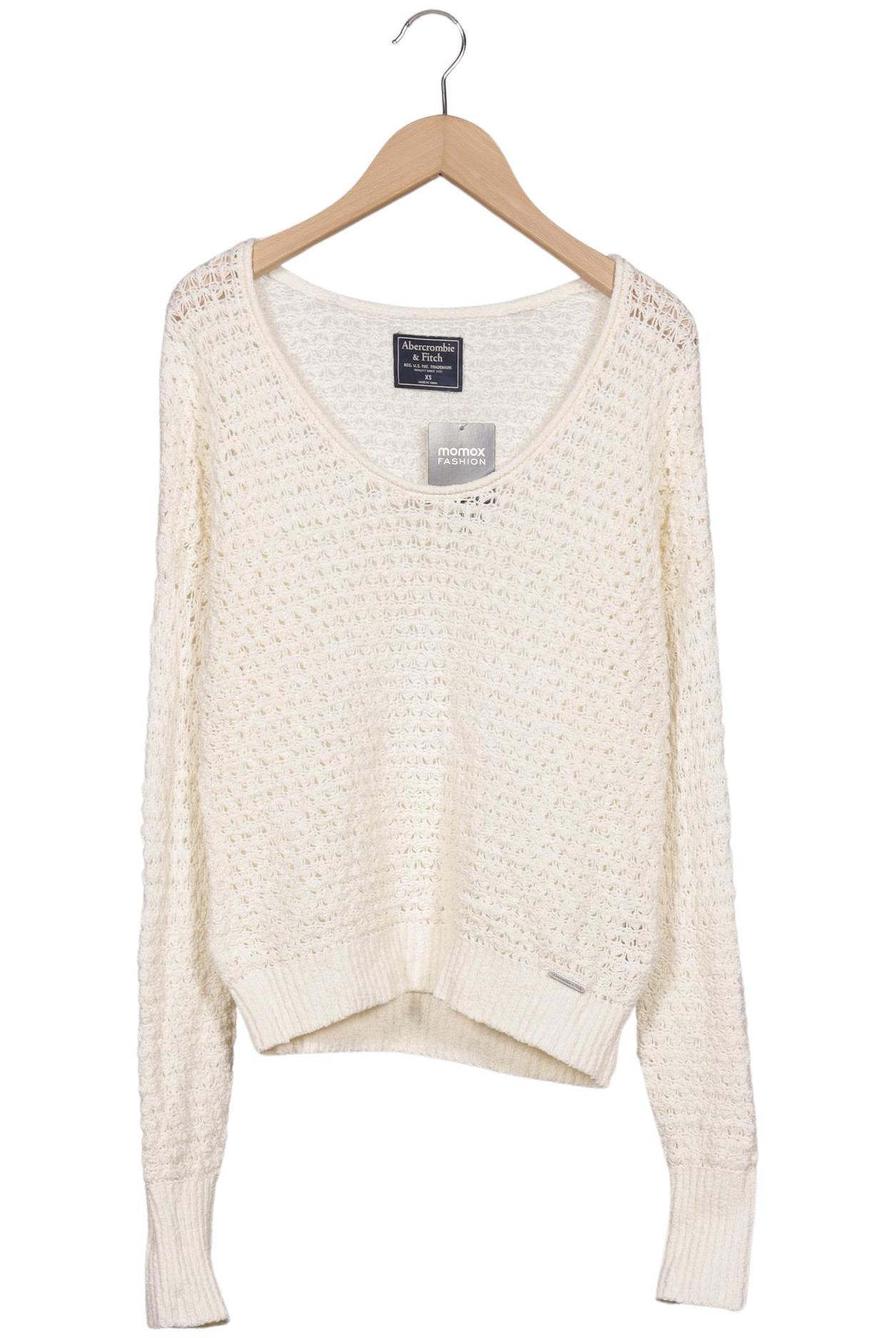

Abercrombie & Fitch Damen Pullover, cremeweiß, Gr. 34
