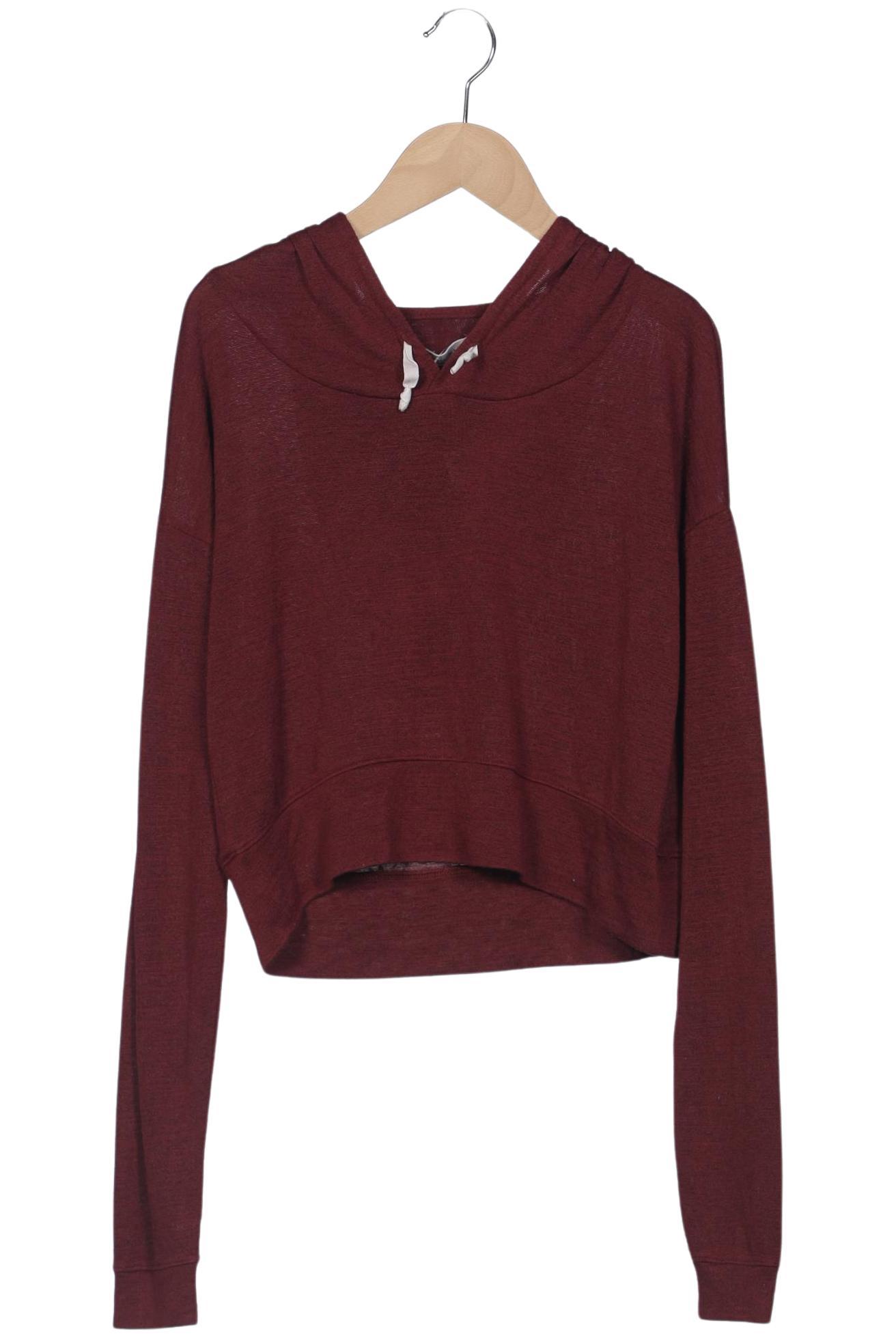 

Abercrombie & Fitch Damen Kapuzenpullover, bordeaux, Gr. 34