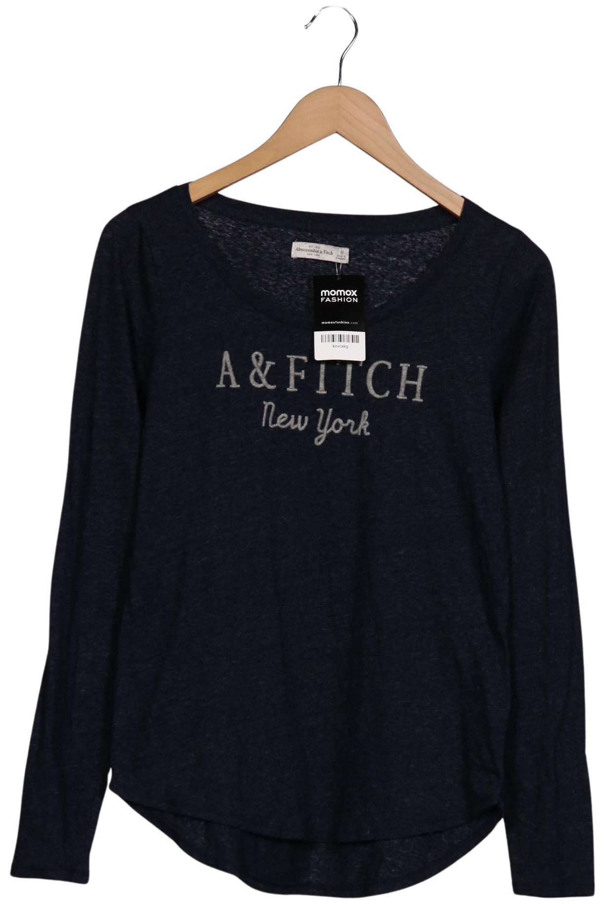 

Abercrombie & Fitch Damen Langarmshirt, marineblau, Gr. 38