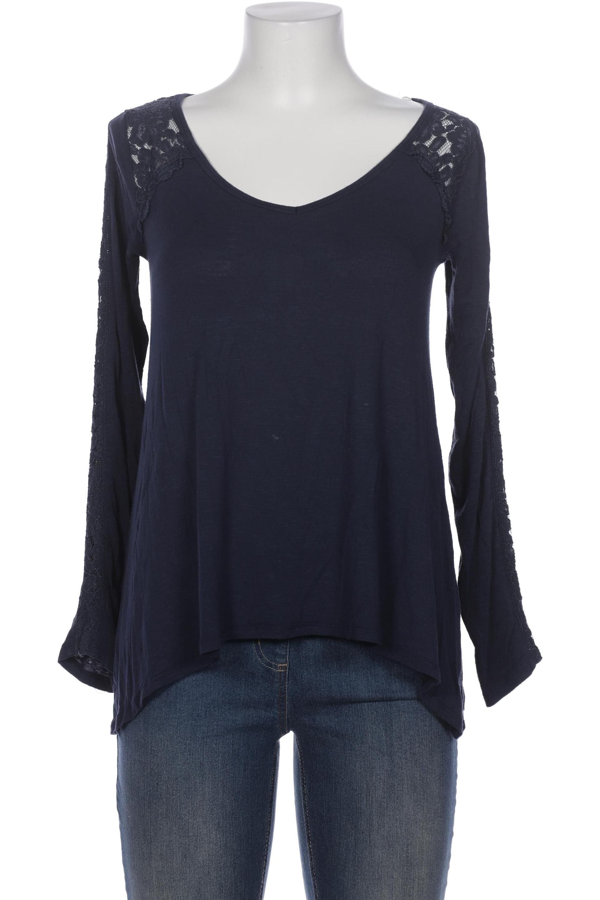 

Abercrombie & Fitch Damen Langarmshirt, marineblau, Gr. 36