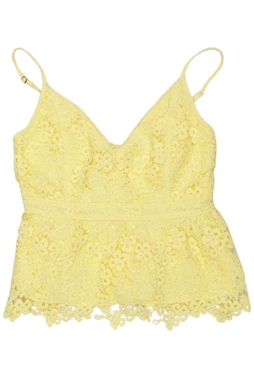 

Abercrombie & Fitch Damen Top, gelb, Gr. 36