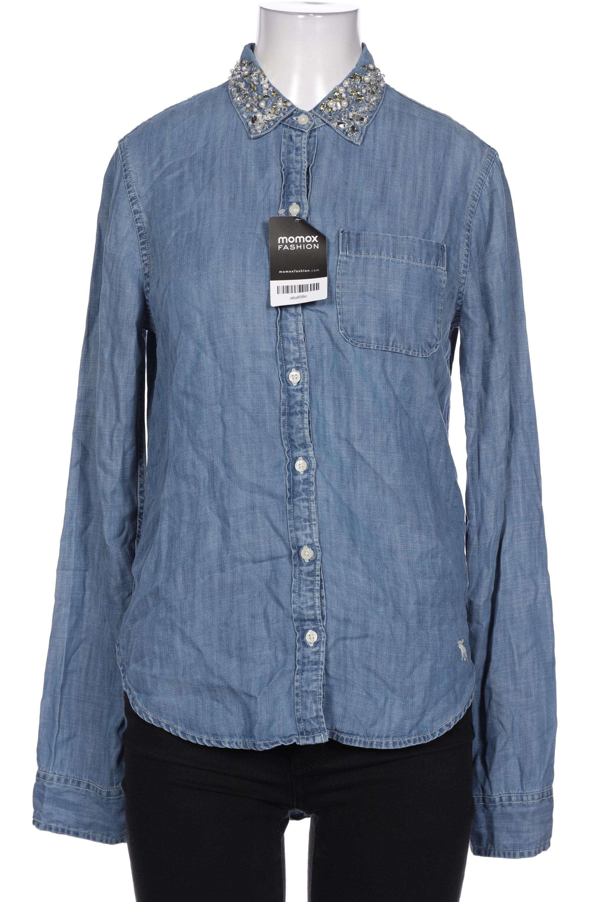 

Abercrombie & Fitch Damen Bluse, blau, Gr. 34