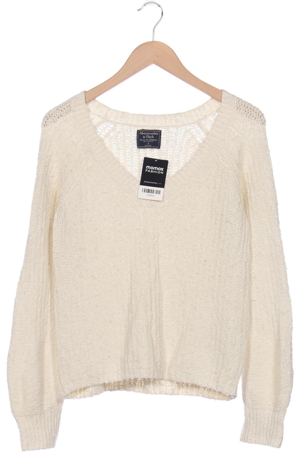 

Abercrombie & Fitch Damen Pullover, cremeweiß, Gr. 36