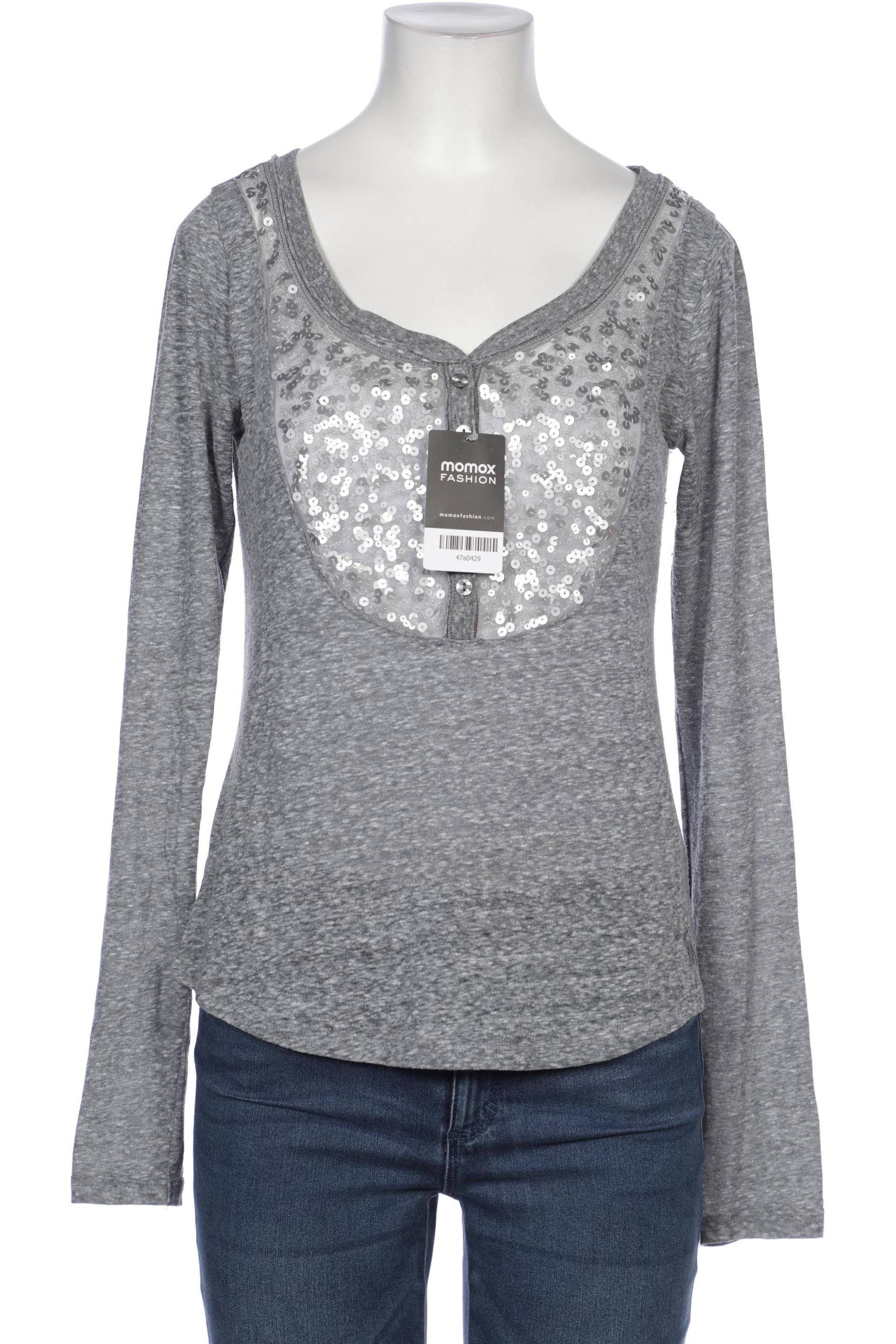 

Abercrombie & Fitch Damen Langarmshirt, grau