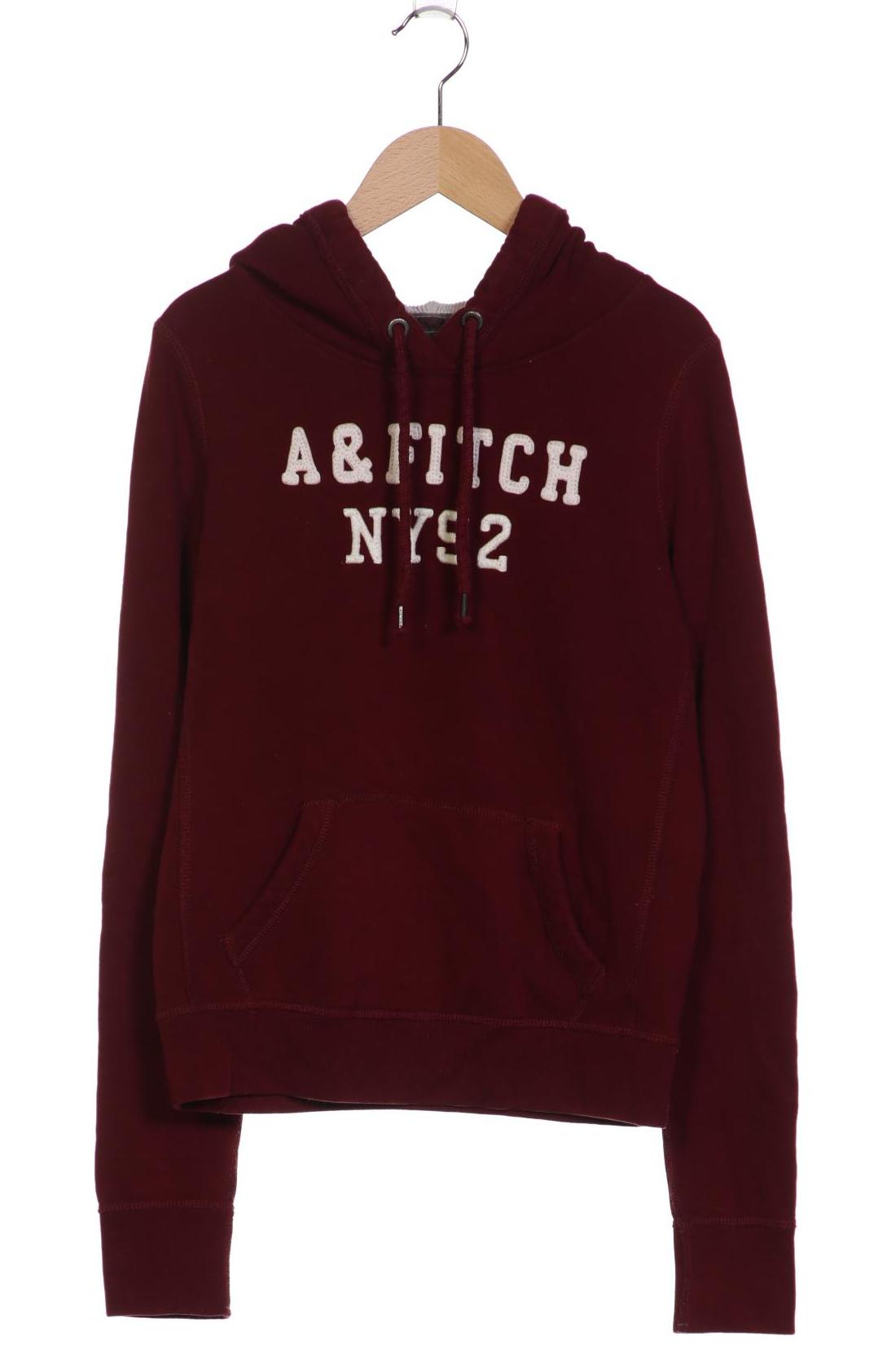 

Abercrombie & Fitch Damen Kapuzenpullover, bordeaux, Gr. 36