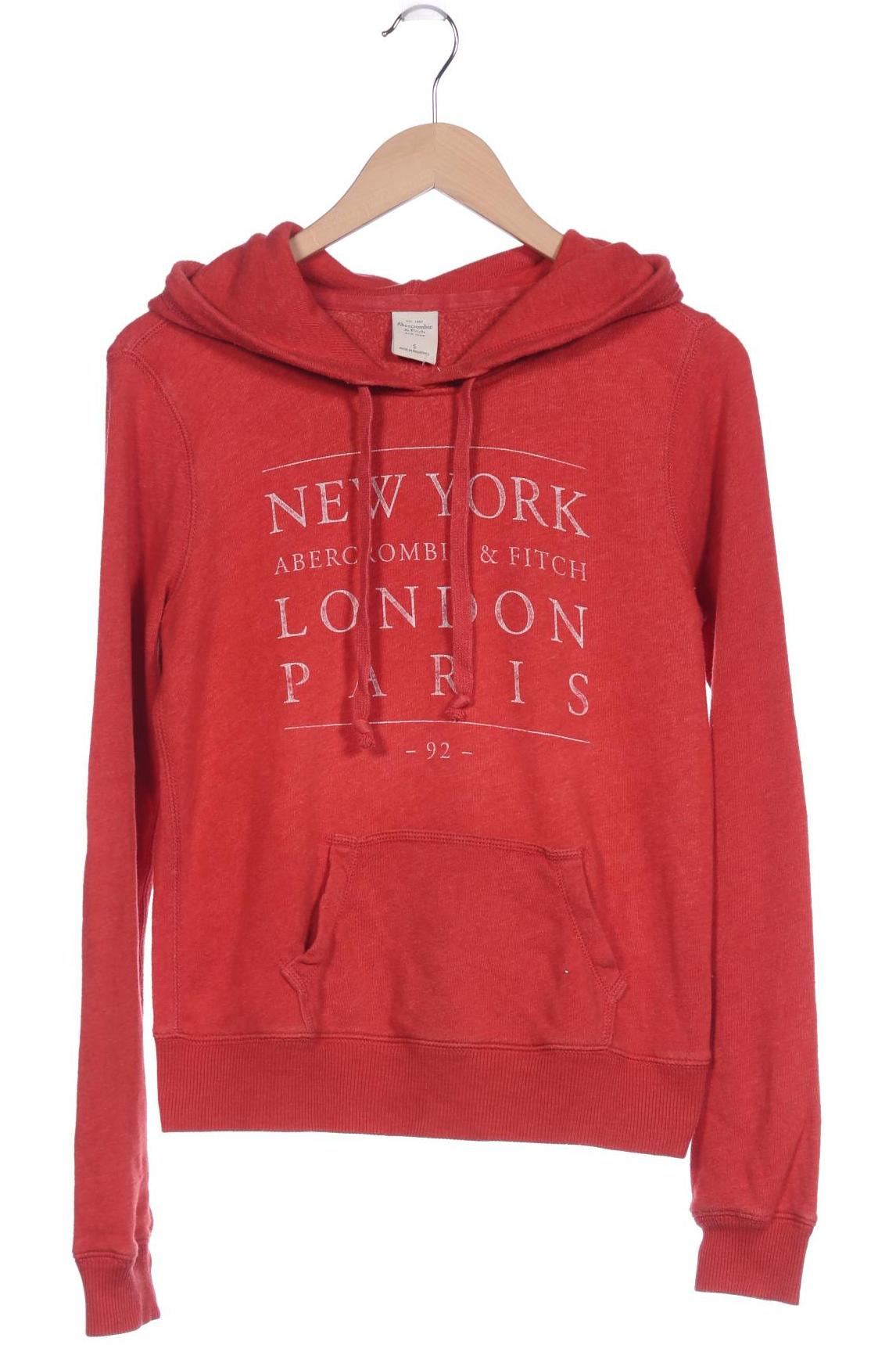 

Abercrombie & Fitch Damen Kapuzenpullover, orange, Gr. 36