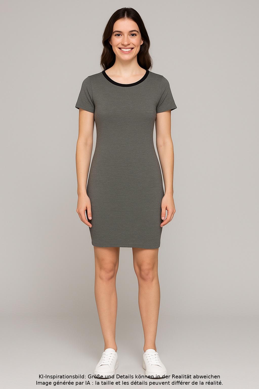 

Abercrombie & Fitch Damen Kleid, grau, Gr. 34