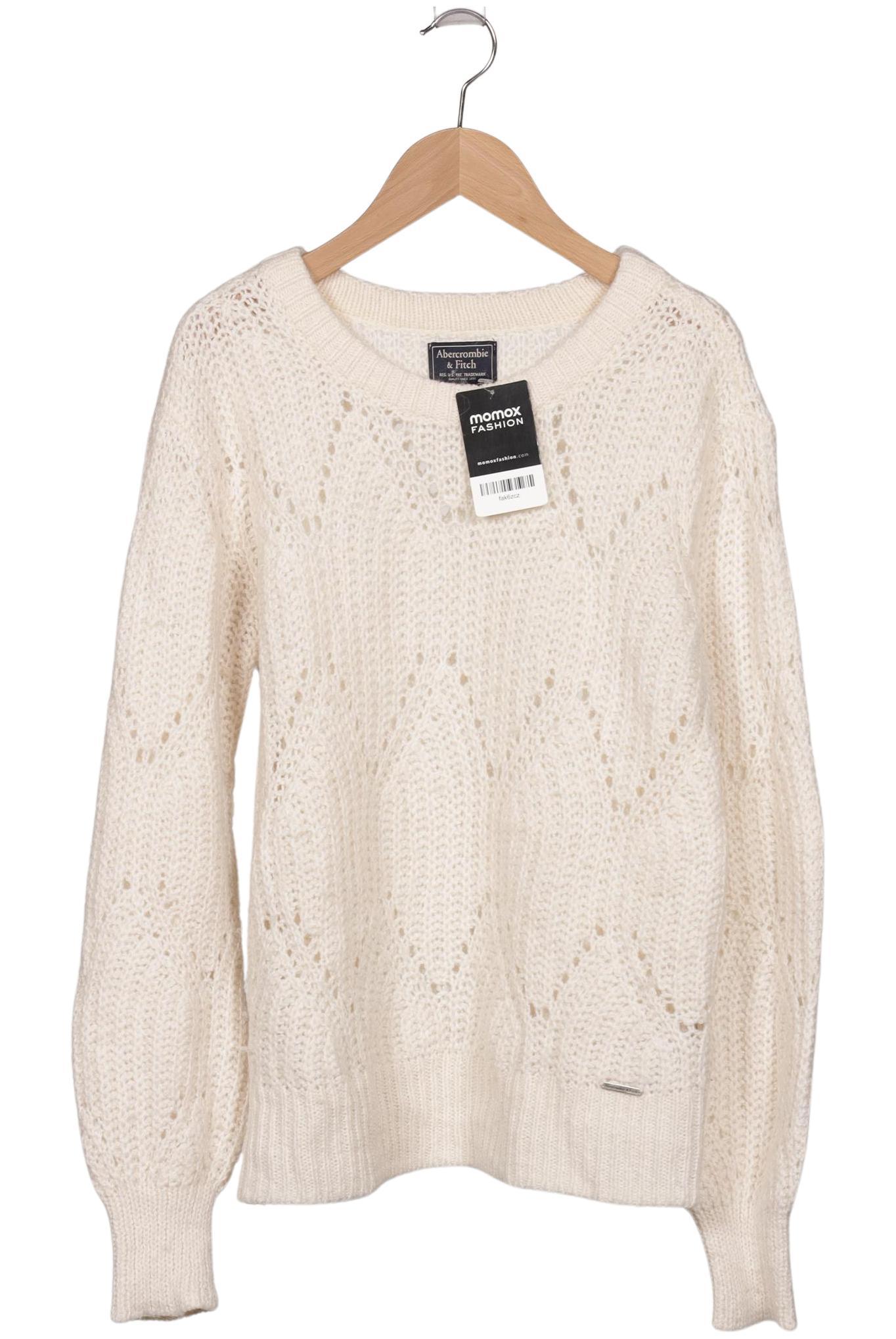 

Abercrombie & Fitch Damen Pullover, cremeweiß, Gr. 38
