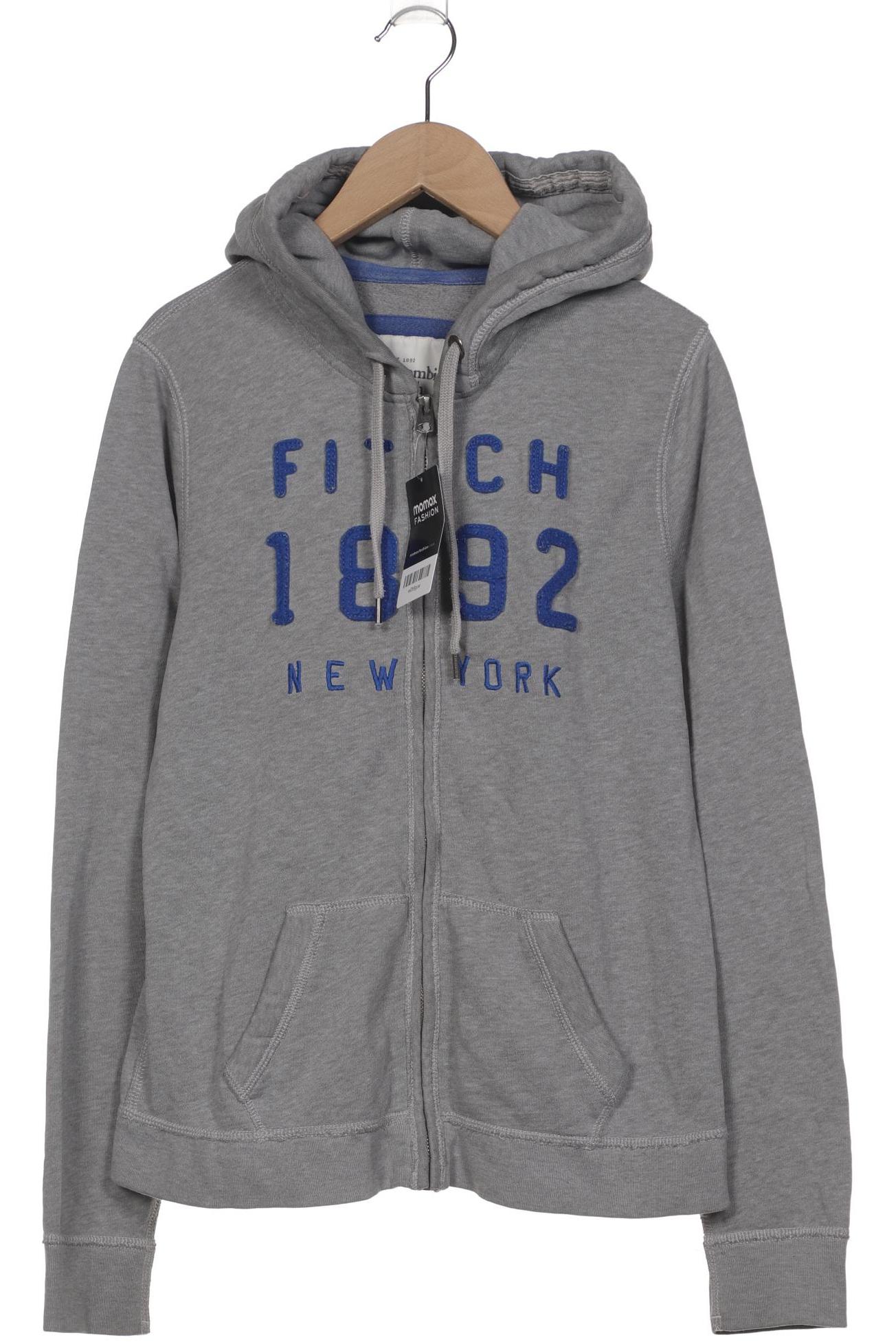 

Abercrombie & Fitch Damen Kapuzenpullover, grau, Gr. 42