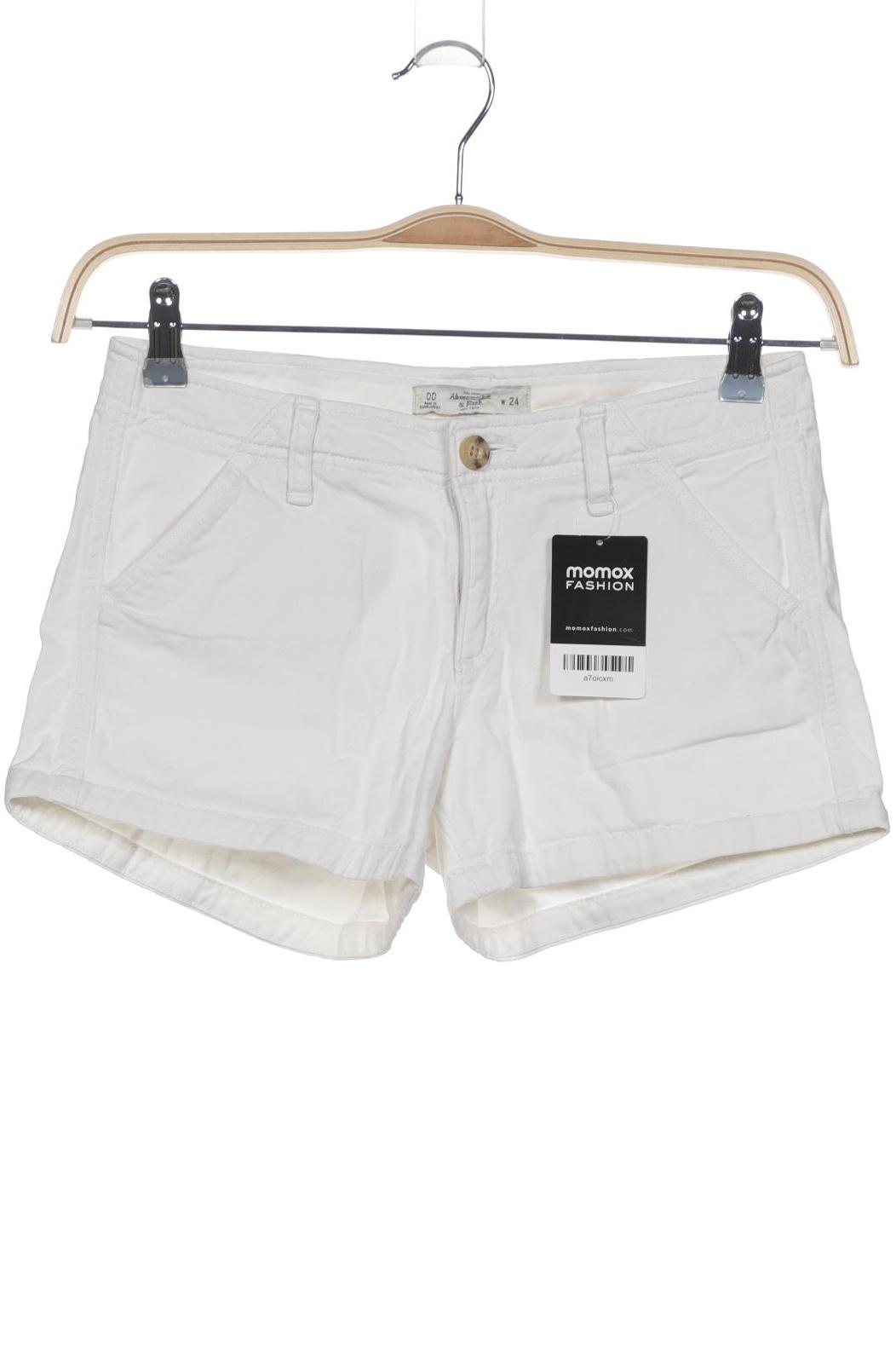 

Abercrombie & Fitch Damen Shorts, weiß, Gr. 24