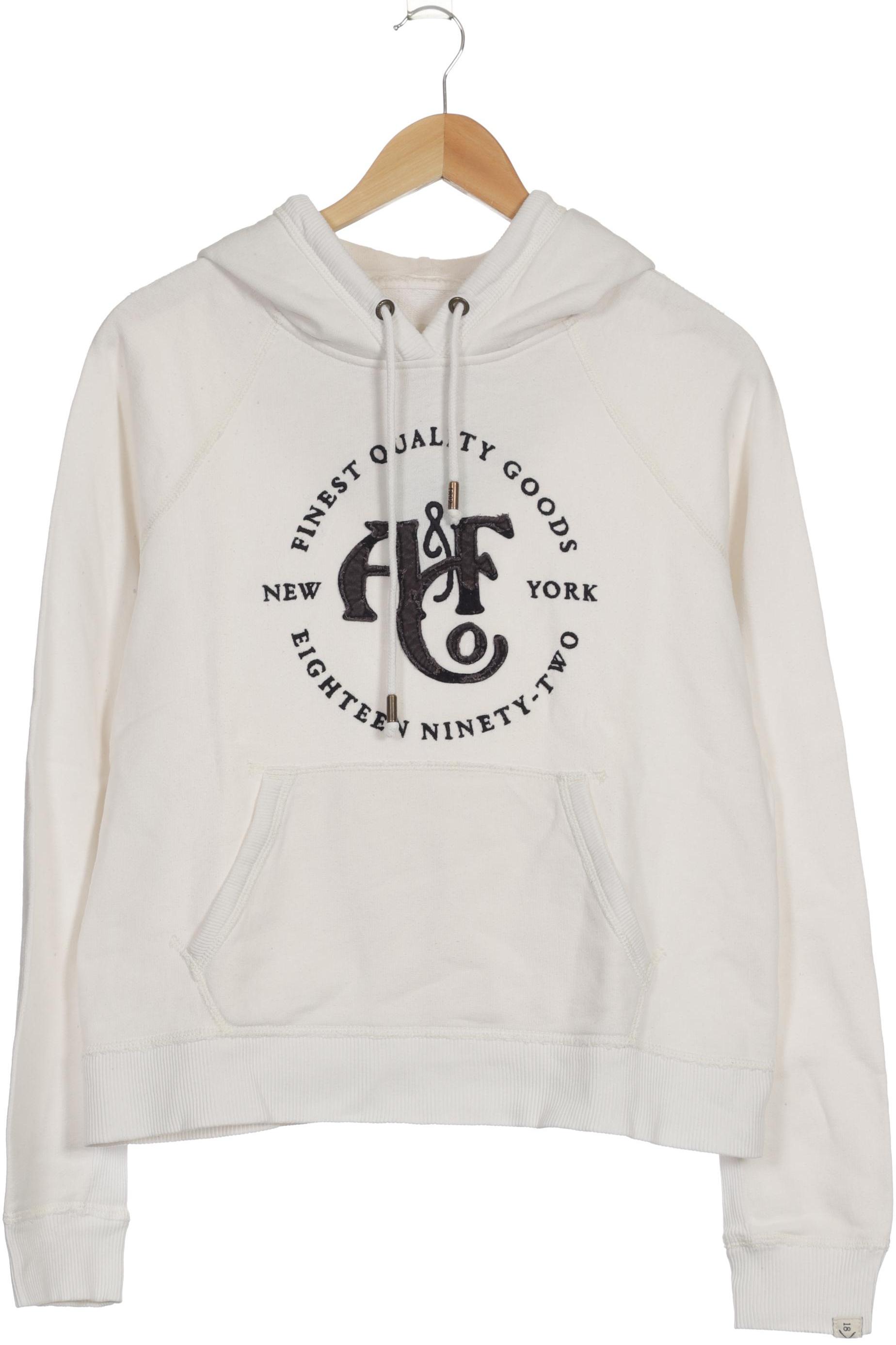 

Abercrombie & Fitch Damen Kapuzenpullover, weiß, Gr.