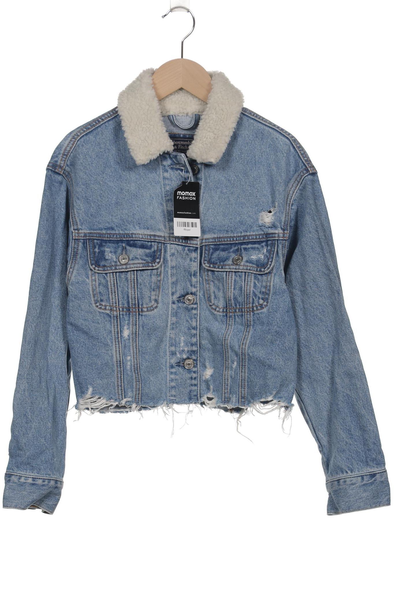 

Abercrombie & Fitch Damen Jacke, blau, Gr. 34