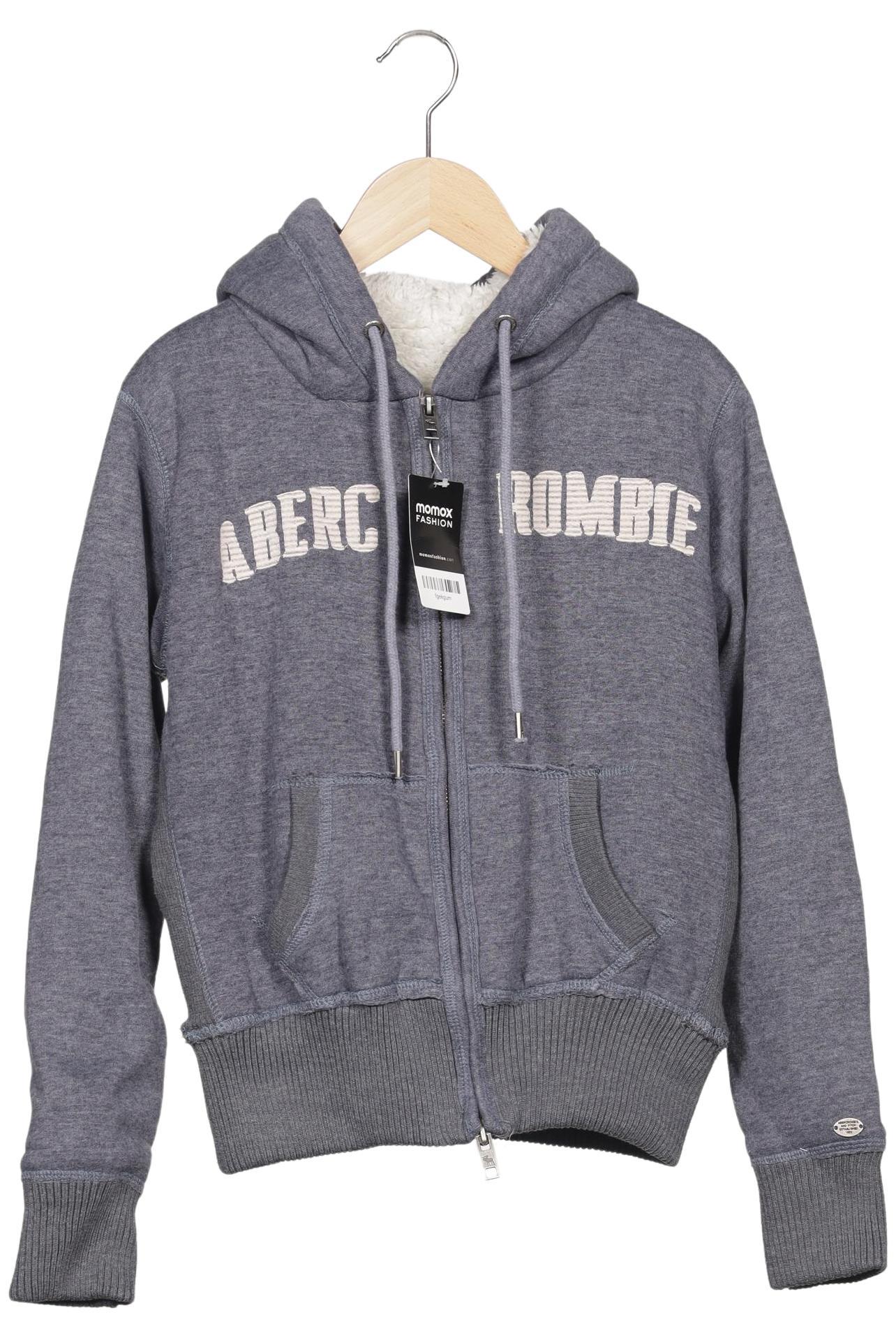 

Abercrombie & Fitch Damen Kapuzenpullover, grau, Gr. 38