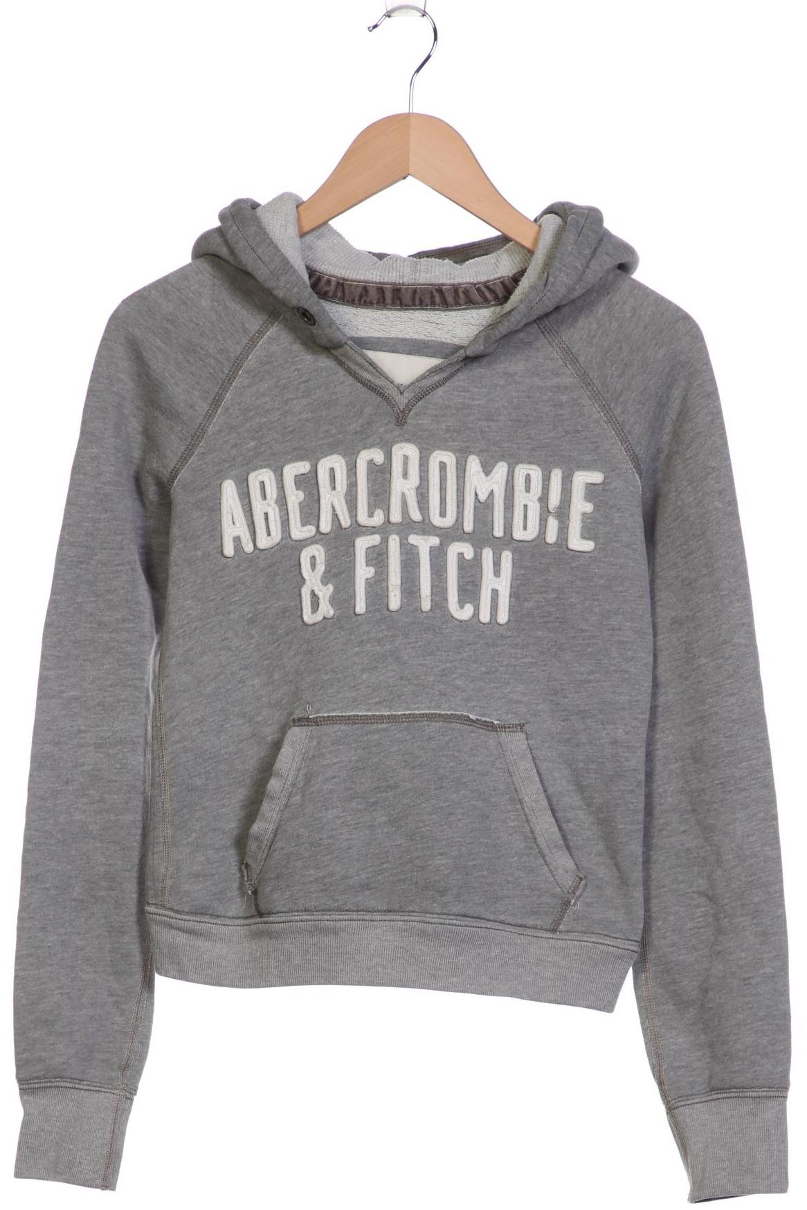 

Abercrombie & Fitch Damen Kapuzenpullover, grau, Gr. 36