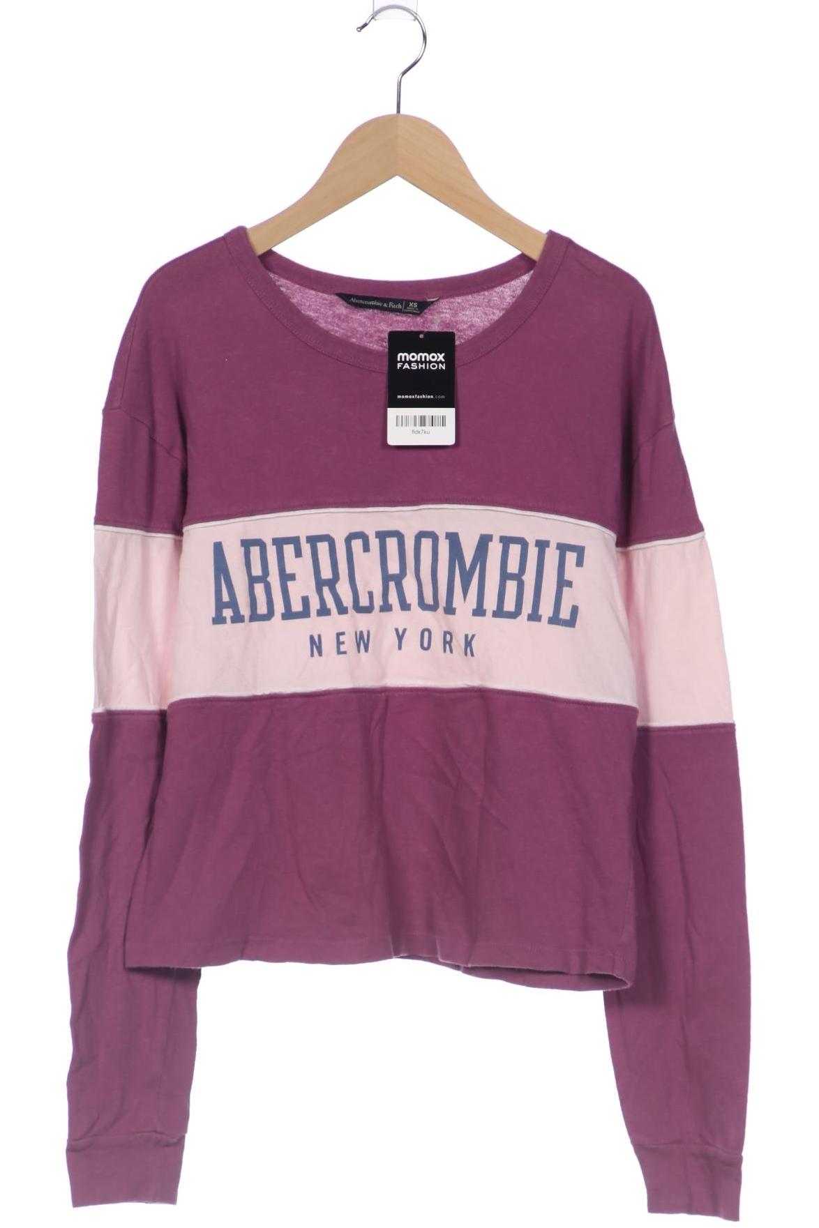 

Abercrombie & Fitch Damen Langarmshirt, pink, Gr. 34