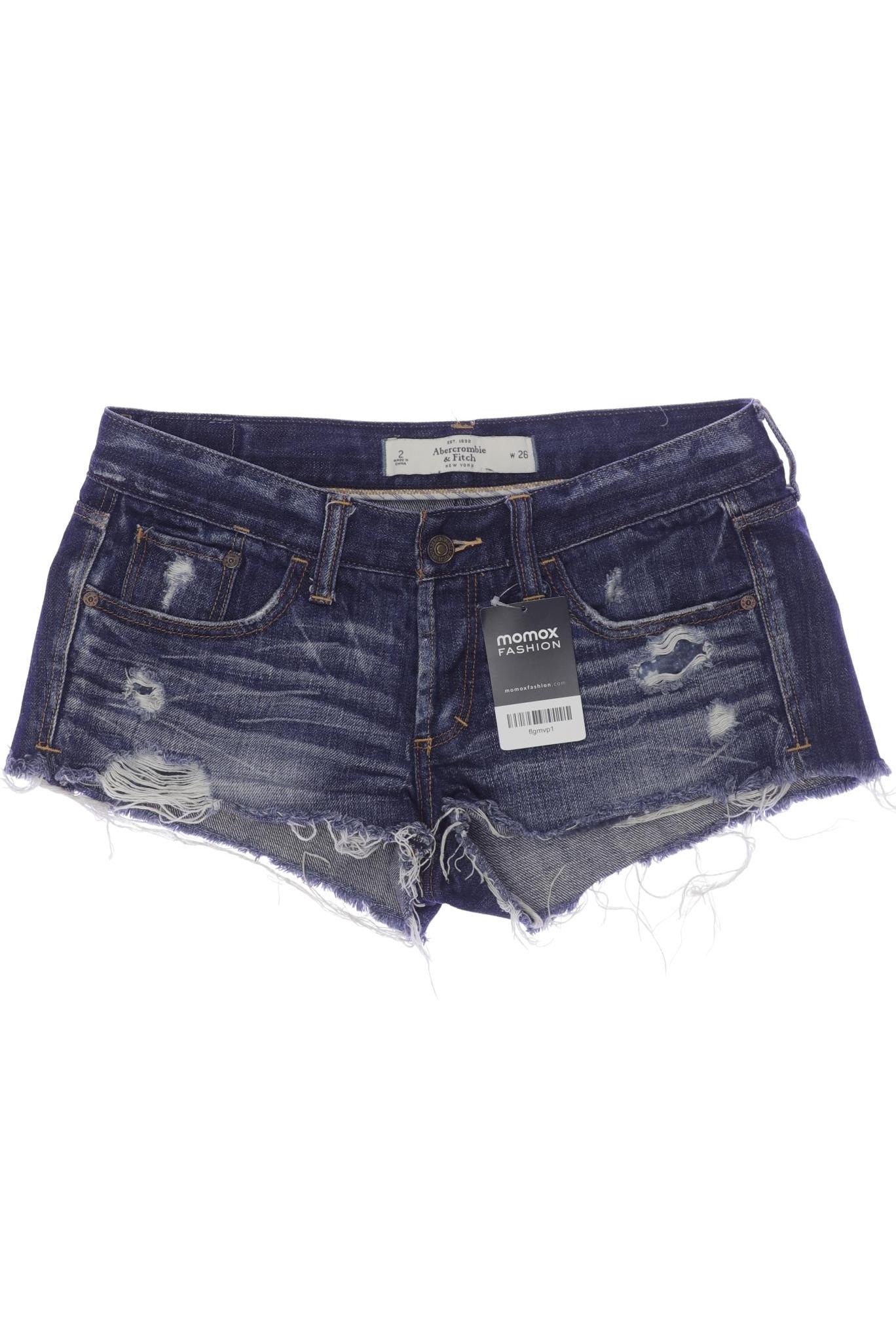 

Abercrombie & Fitch Damen Shorts, marineblau, Gr. 26