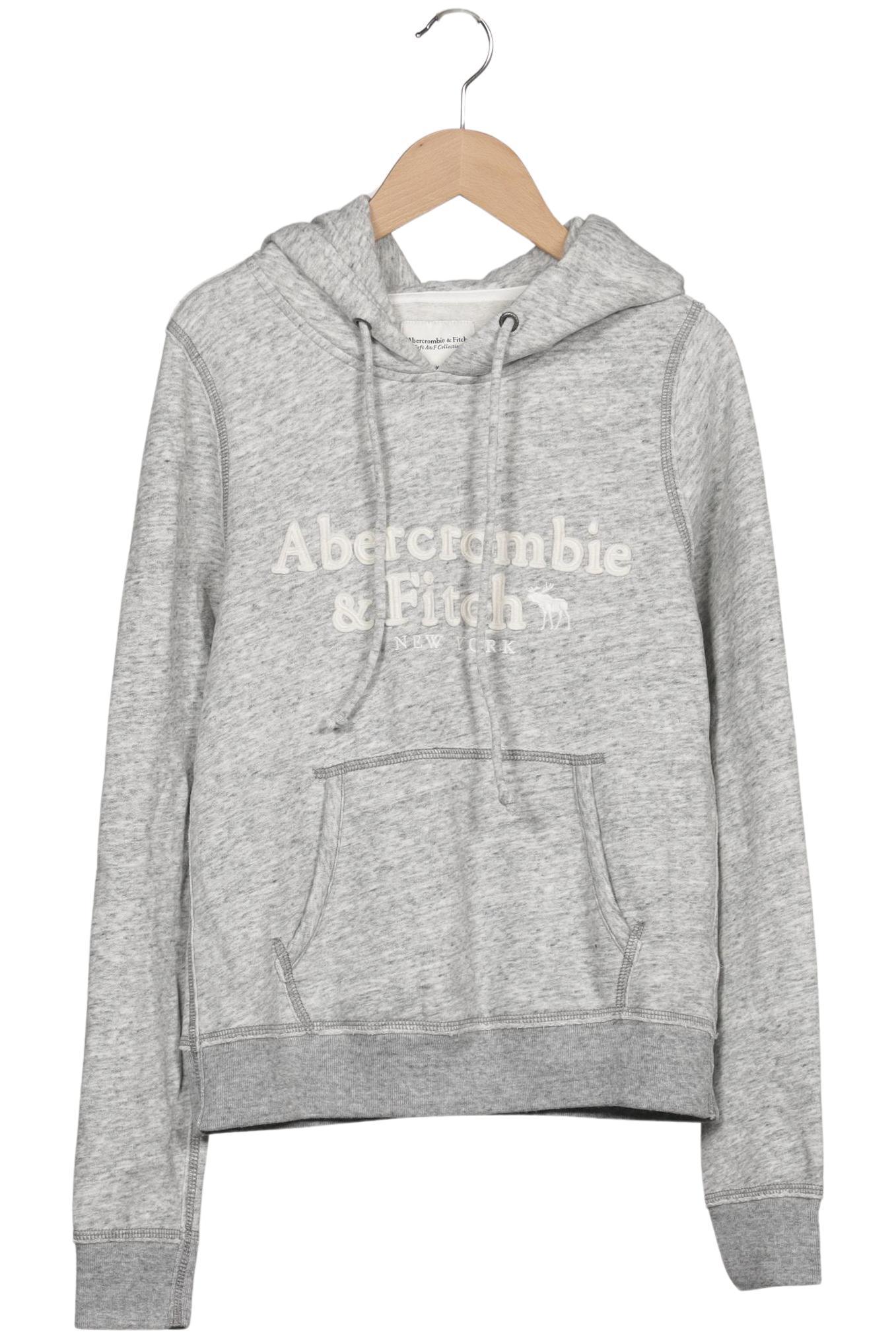 

Abercrombie & Fitch Damen Kapuzenpullover, grau, Gr. 34