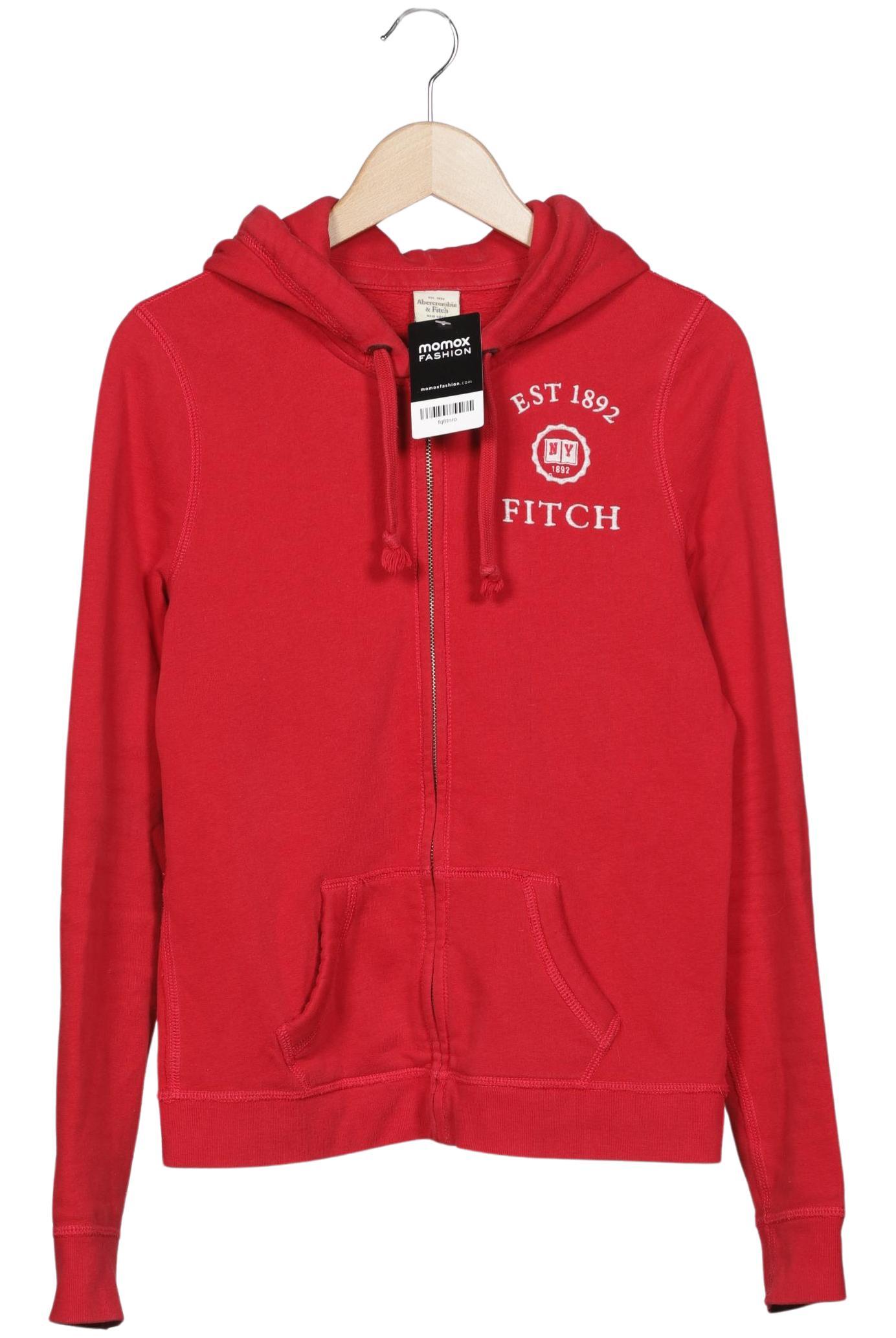 

Abercrombie & Fitch Damen Kapuzenpullover, rot, Gr. 38