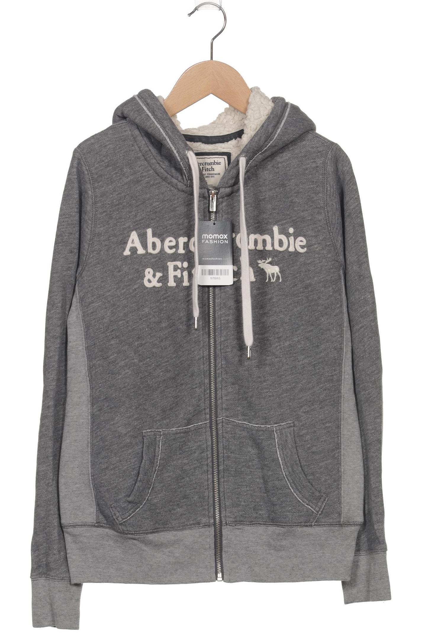 

Abercrombie & Fitch Damen Kapuzenpullover, grau, Gr. 36