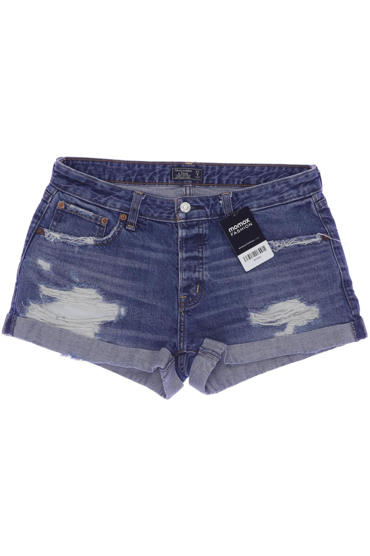 

Abercrombie & Fitch Damen Shorts, marineblau, Gr. 27