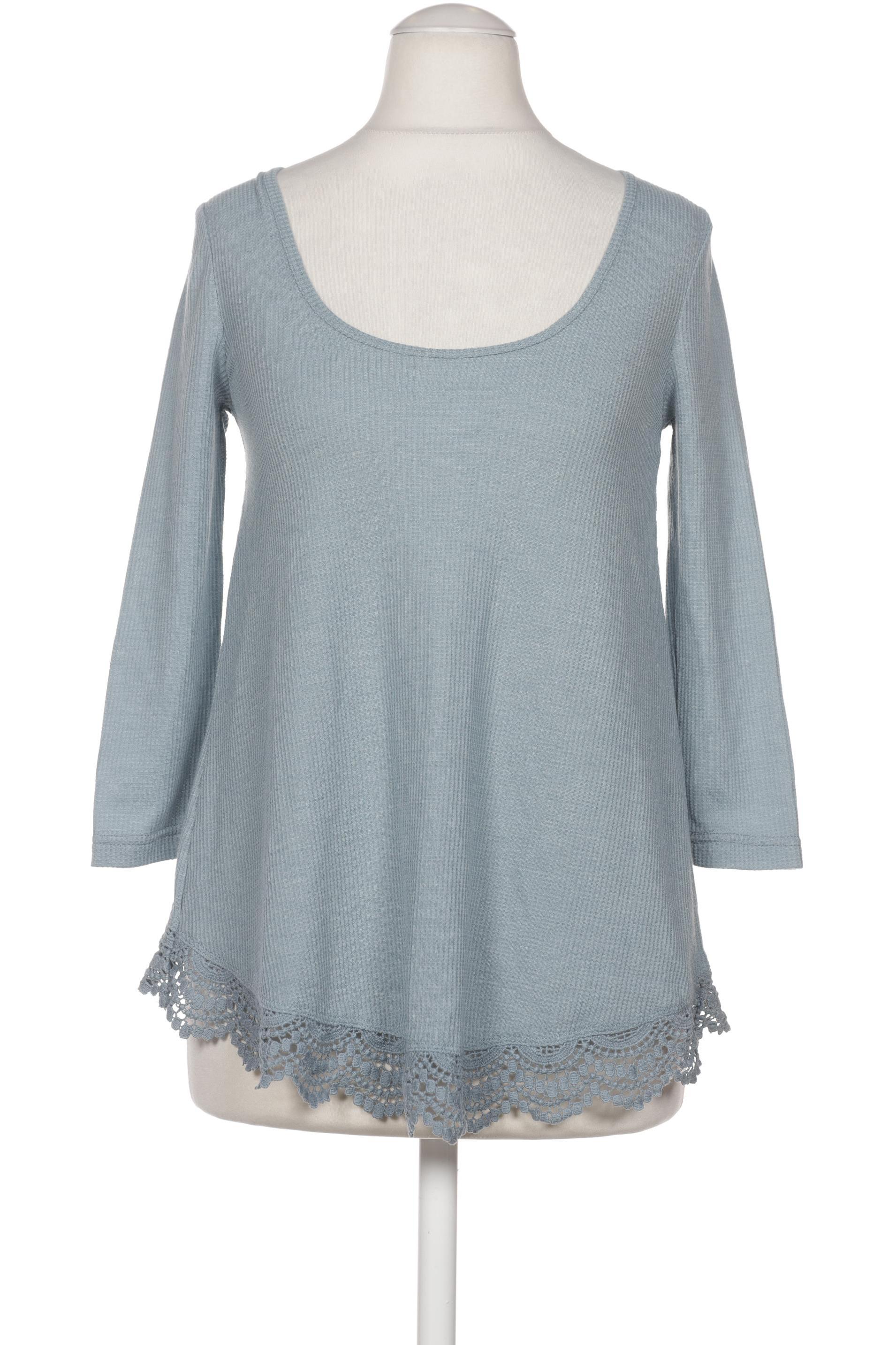 

Abercrombie & Fitch Damen Langarmshirt, blau, Gr. 34