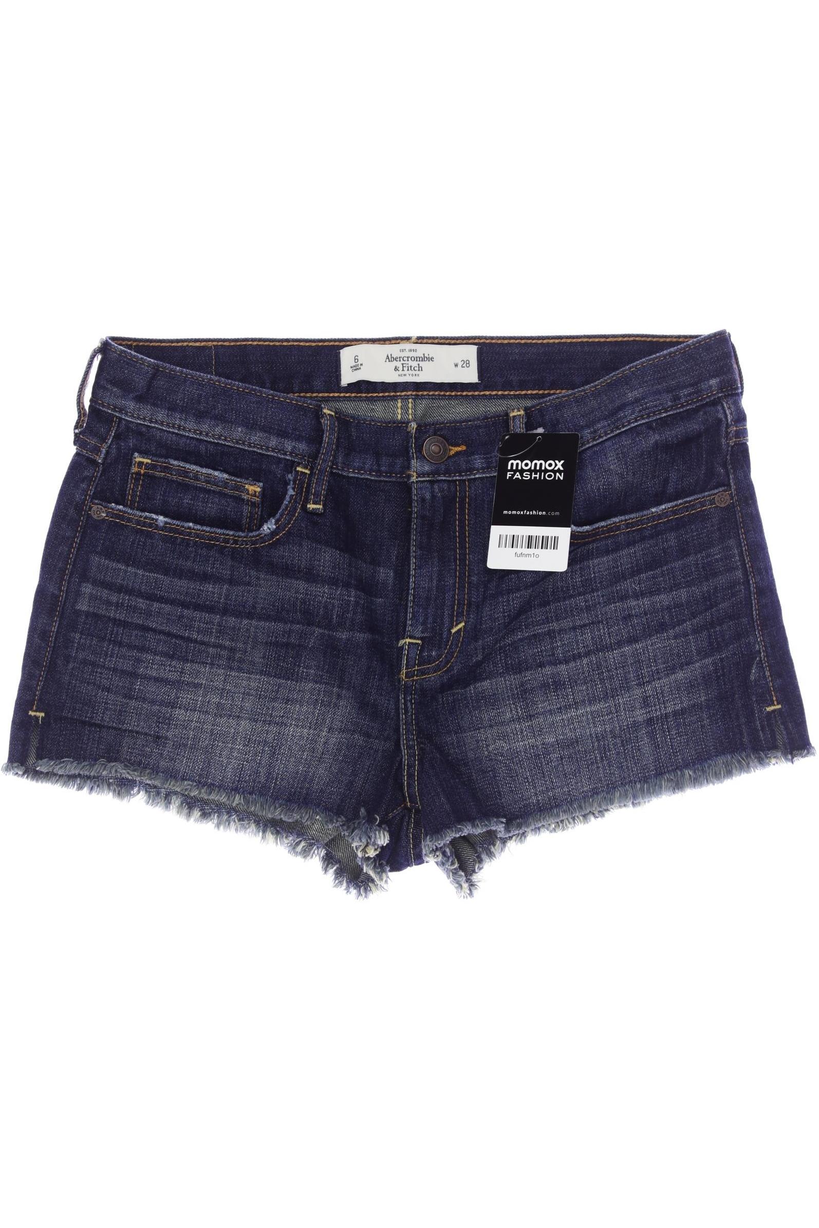 

Abercrombie & Fitch Damen Shorts, marineblau, Gr. 28