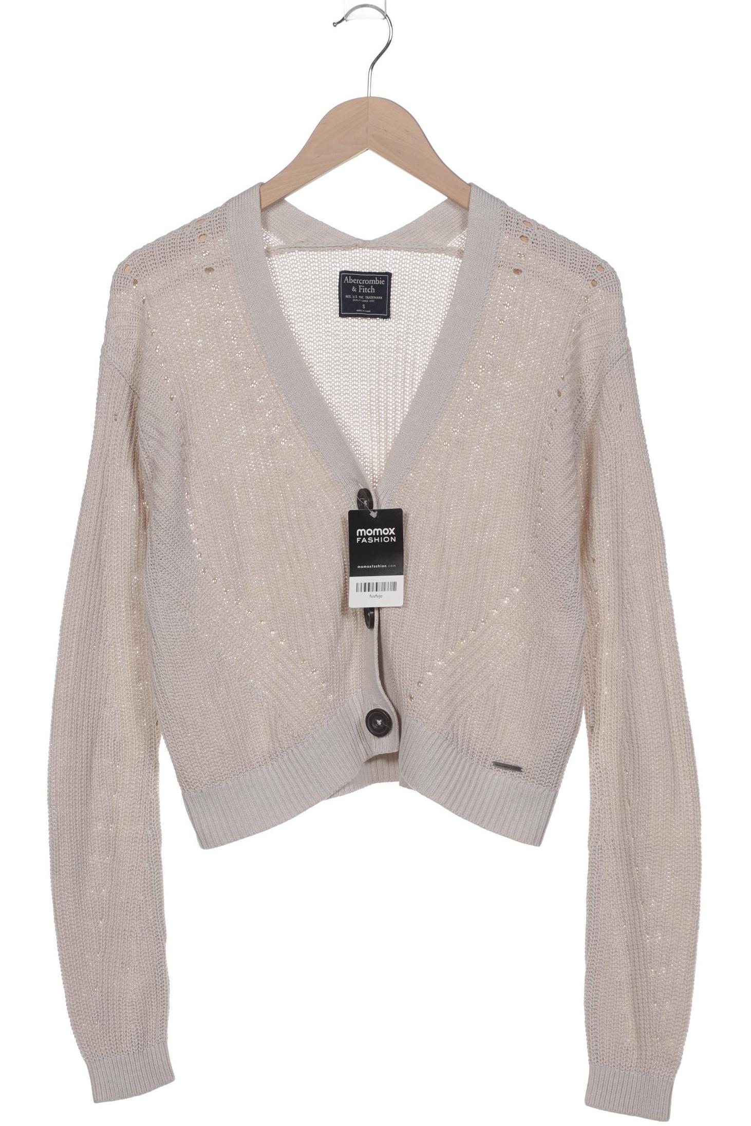 

Abercrombie & Fitch Damen Strickjacke, beige, Gr. 36