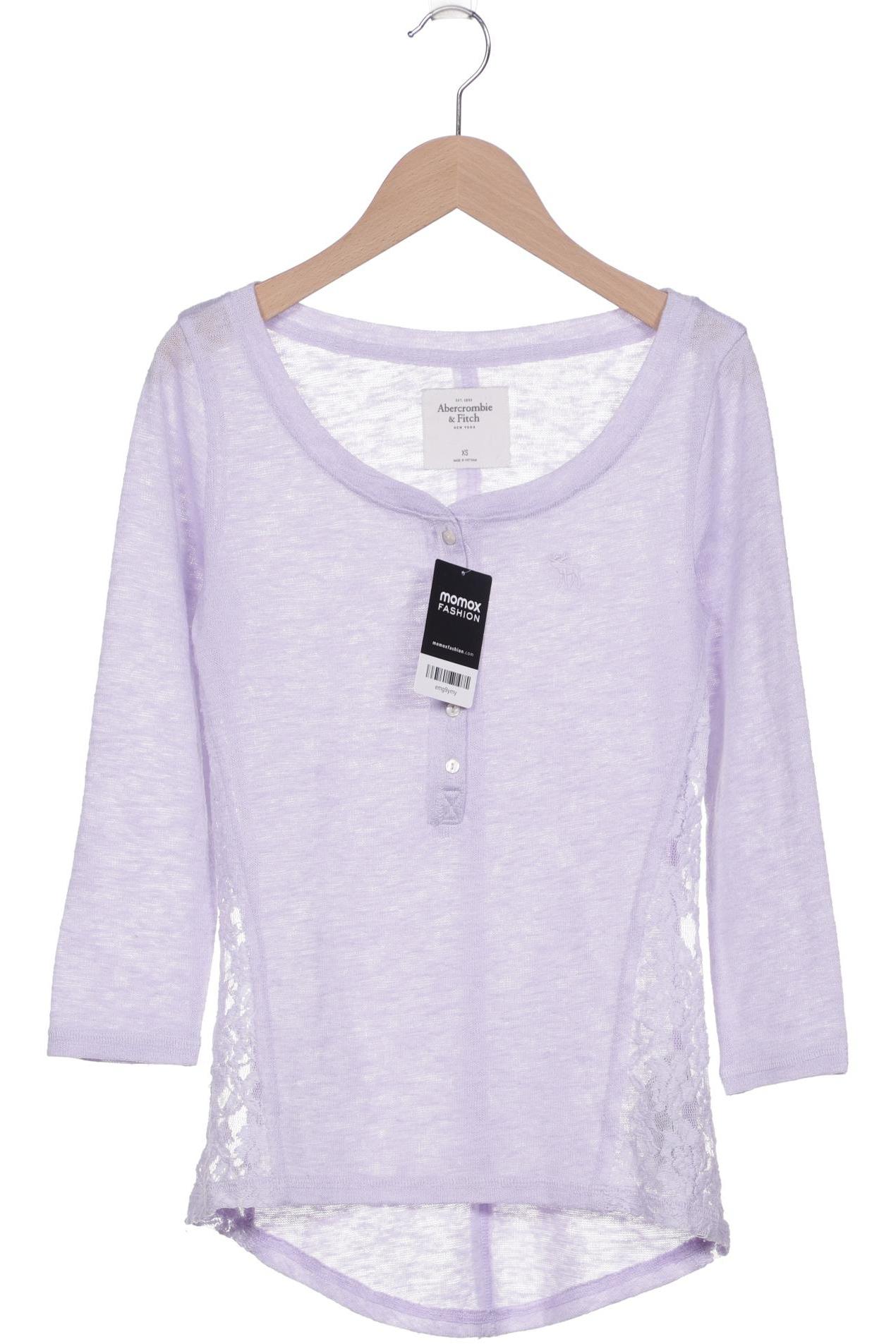 

Abercrombie & Fitch Damen Langarmshirt, flieder