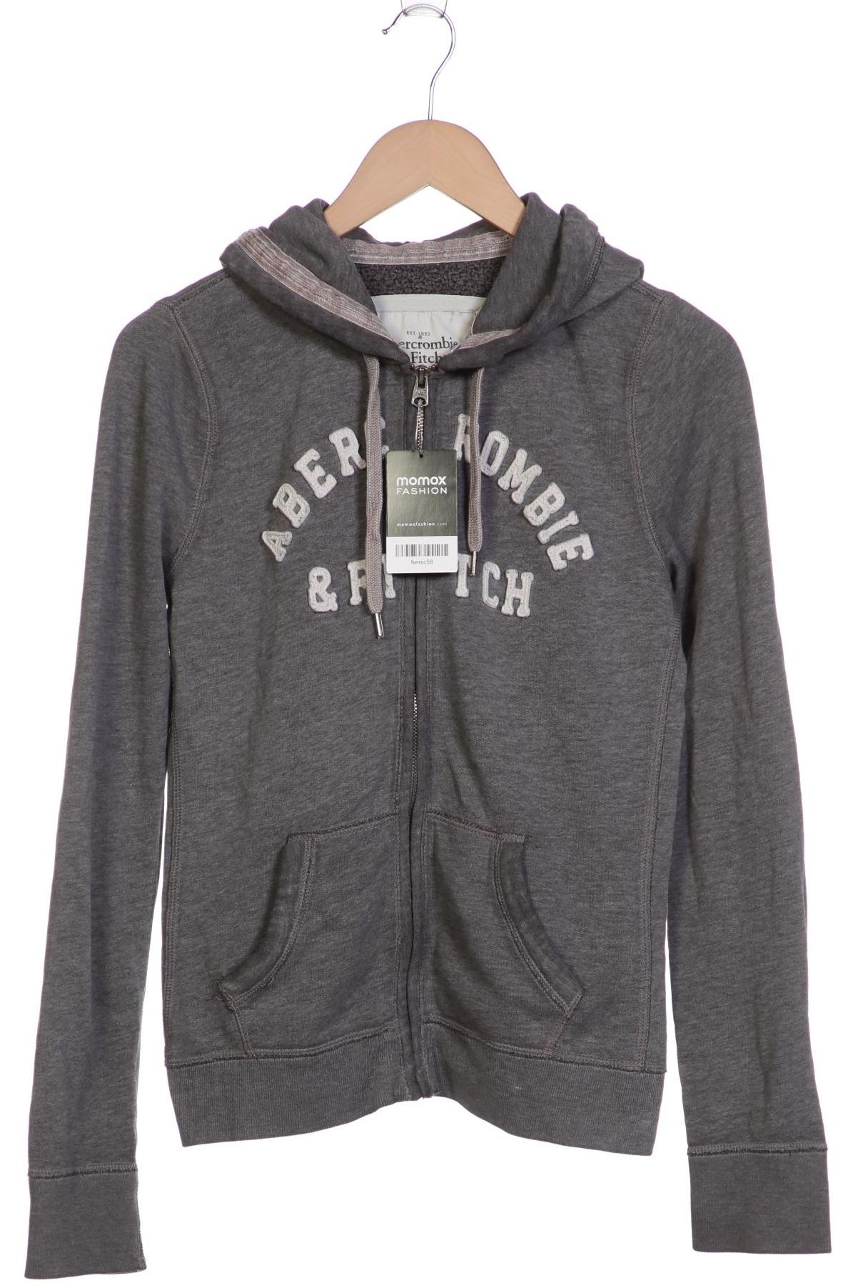 

Abercrombie & Fitch Damen Kapuzenpullover, grau