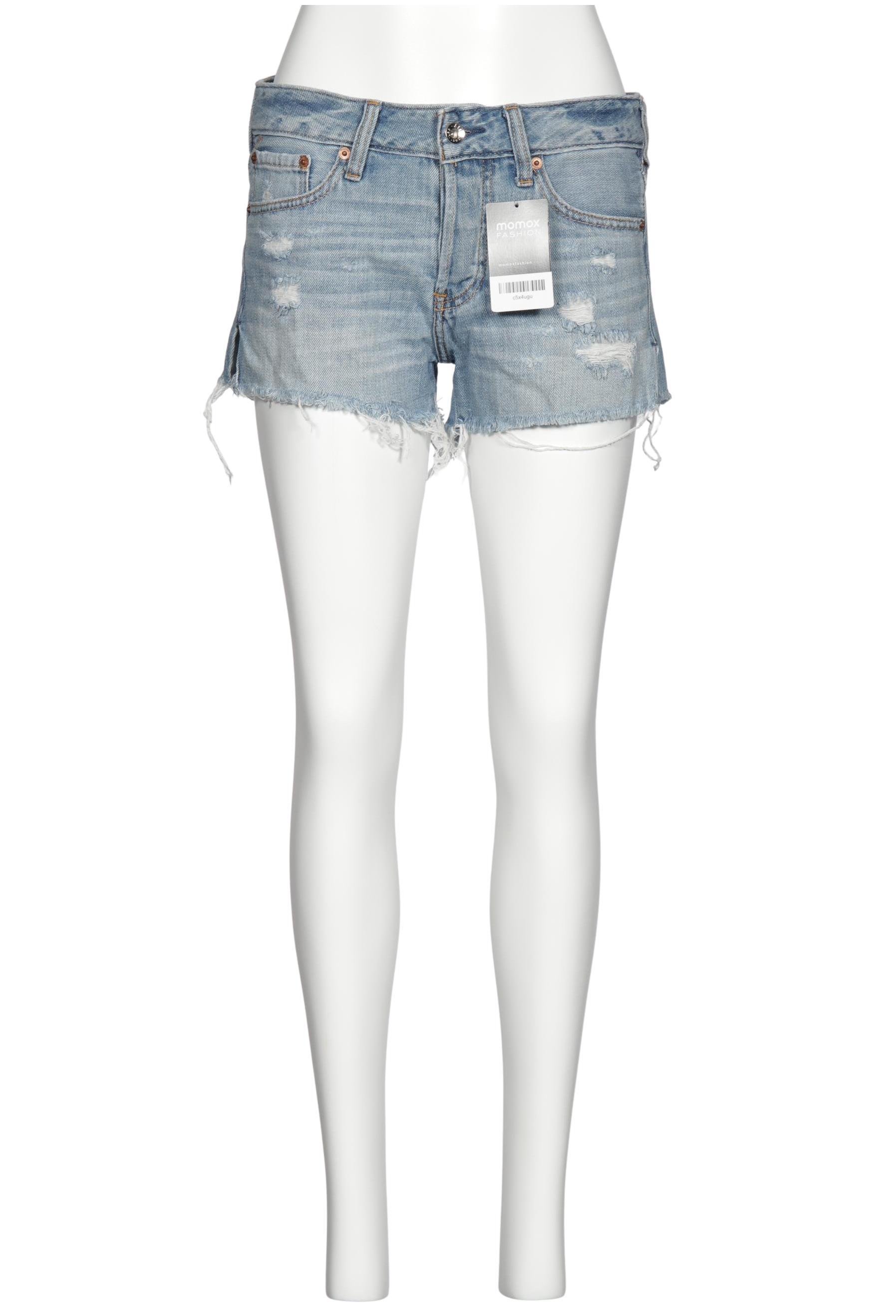 

Abercrombie & Fitch Damen Shorts, blau, Gr. 25