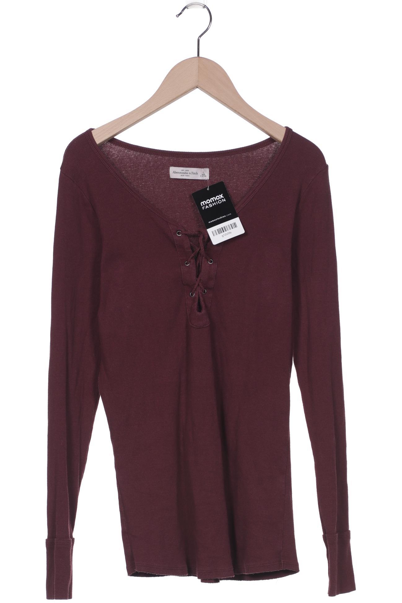 

Abercrombie & Fitch Damen Langarmshirt, bordeaux