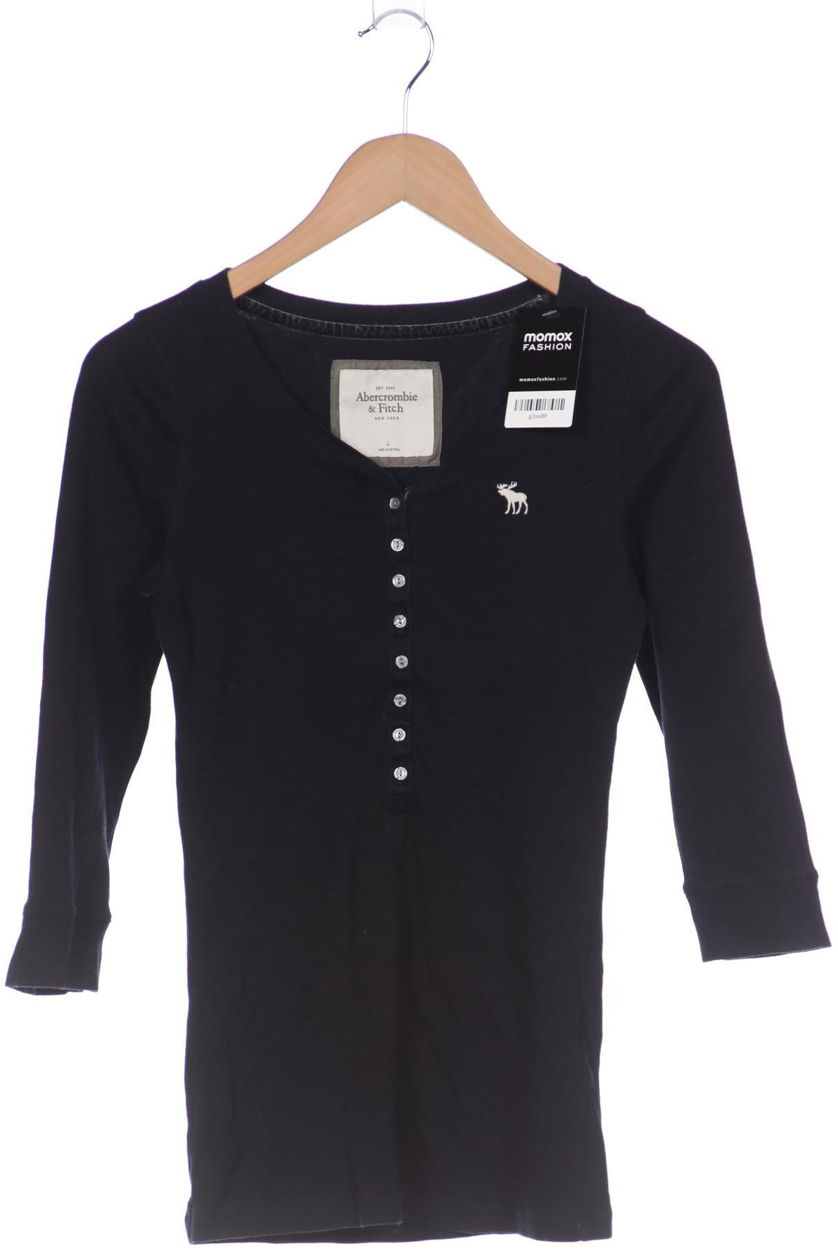 

Abercrombie & Fitch Damen Langarmshirt, marineblau