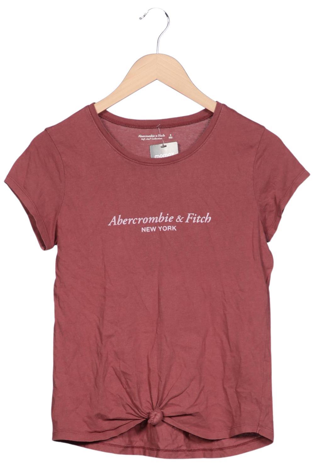 

Abercrombie & Fitch Damen T-Shirt, bordeaux, Gr. 36