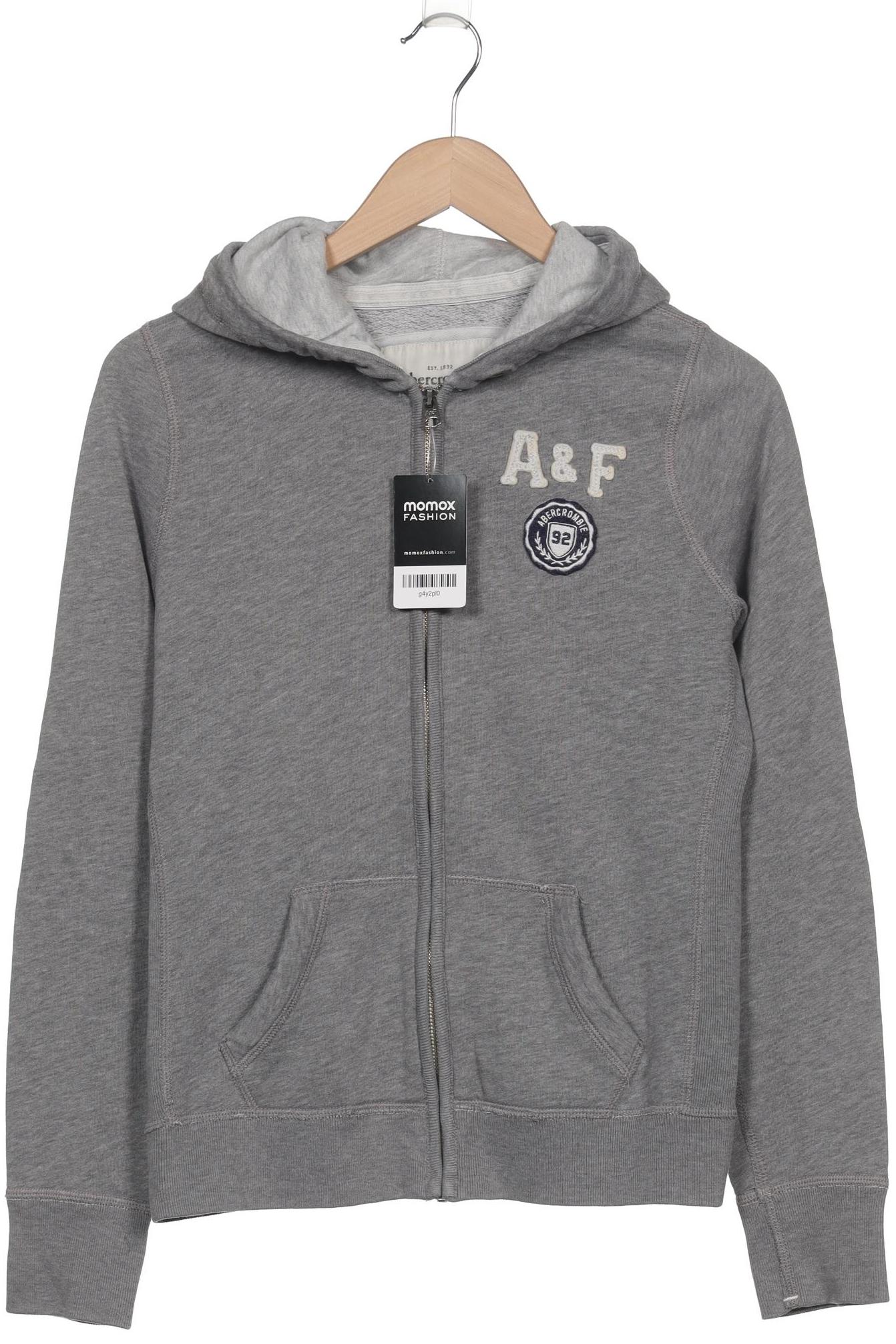 

Abercrombie & Fitch Damen Kapuzenpullover, grau, Gr. 42