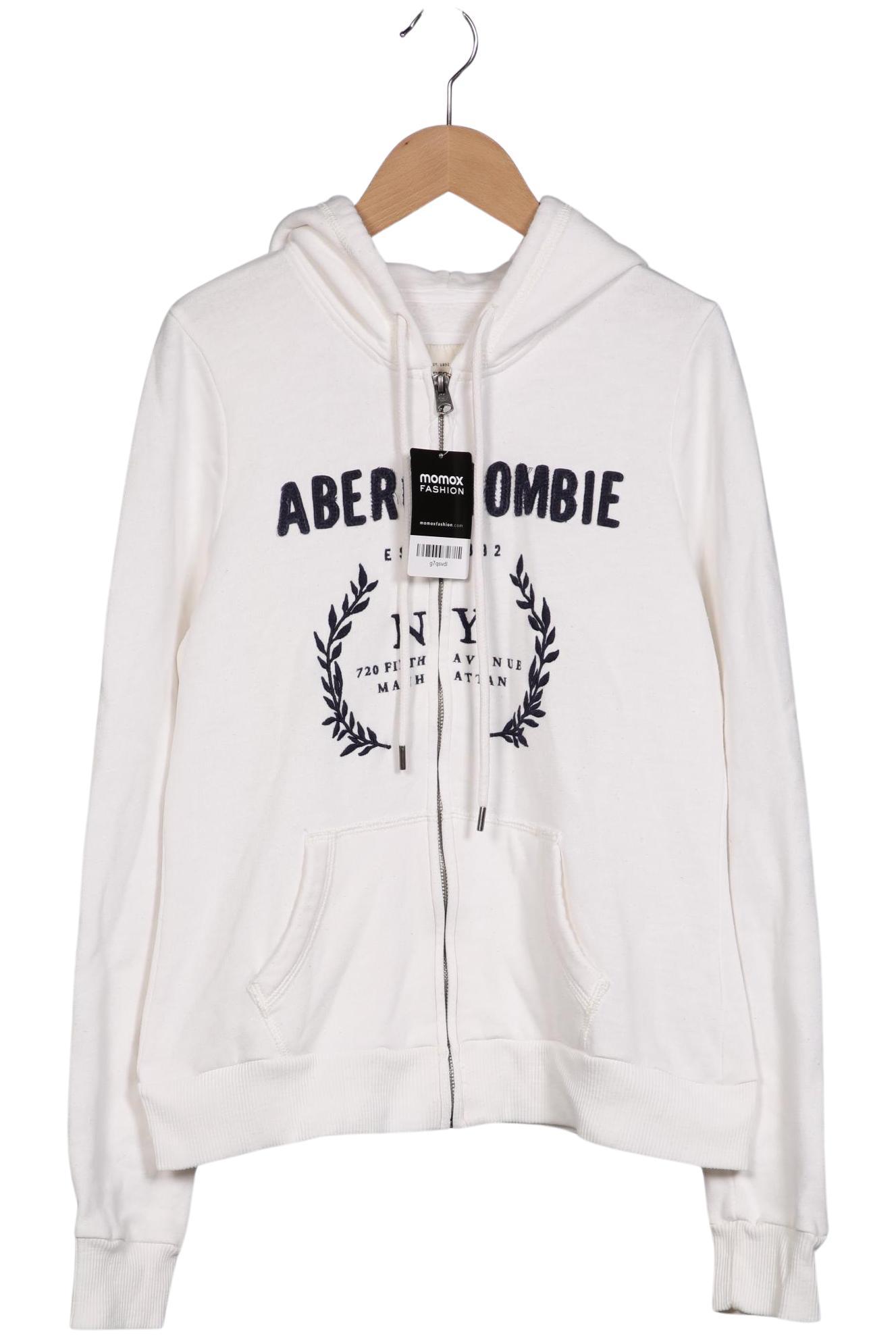 

Abercrombie & Fitch Damen Kapuzenpullover, weiß, Gr. 38