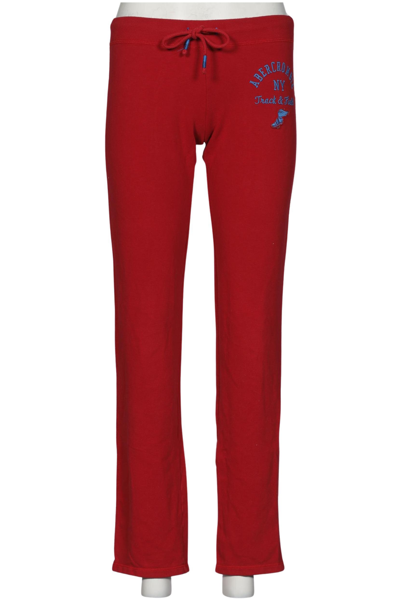 

Abercrombie & Fitch Damen Stoffhose, rot, Gr. 0