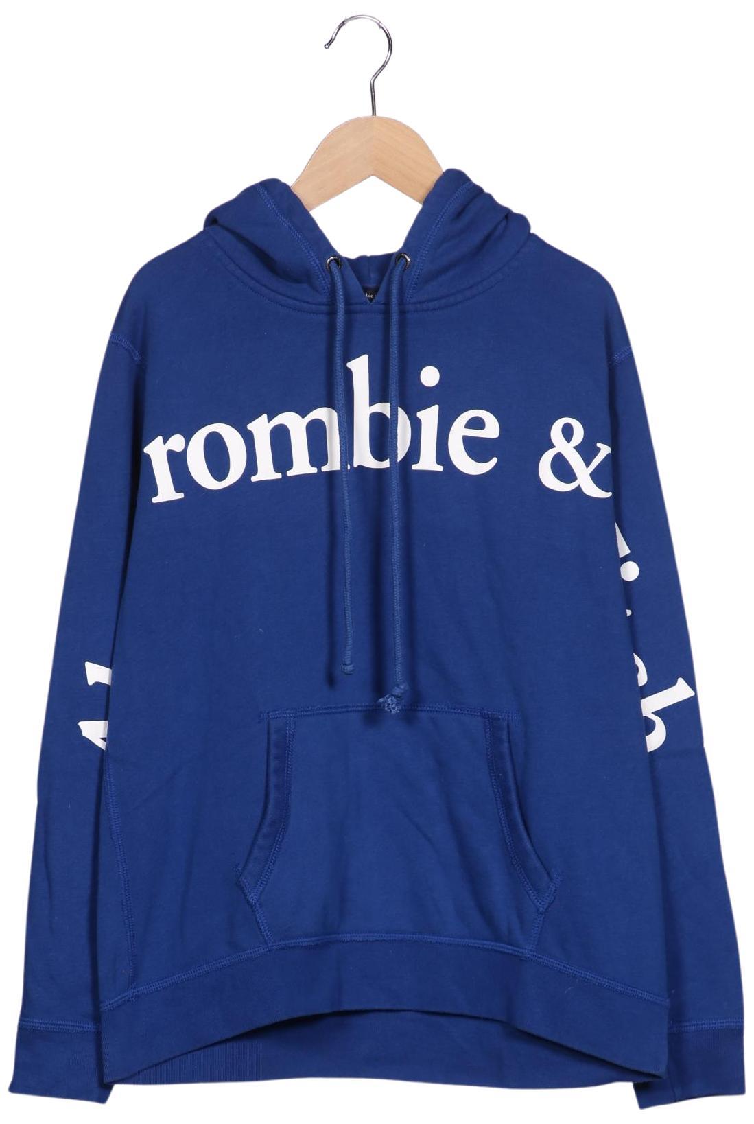 

Abercrombie & Fitch Damen Kapuzenpullover, blau, Gr. 34