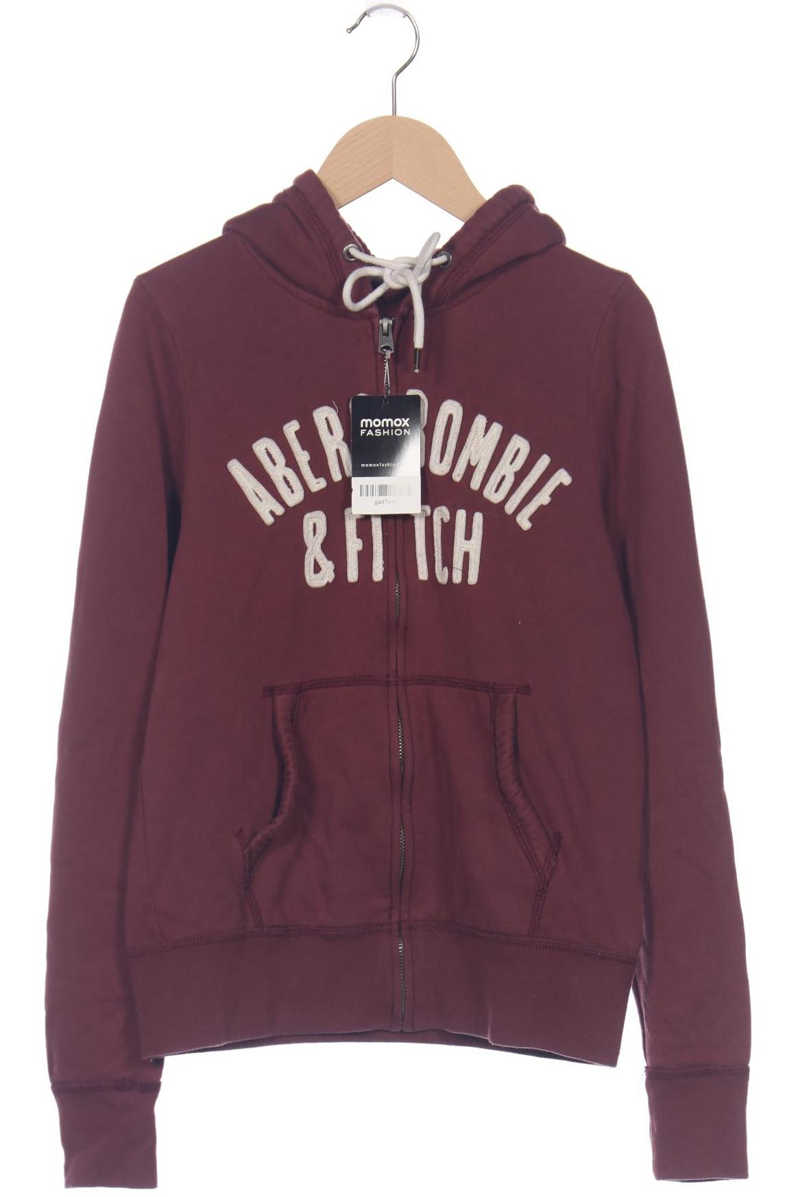 

Abercrombie & Fitch Damen Kapuzenpullover, bordeaux, Gr. 34