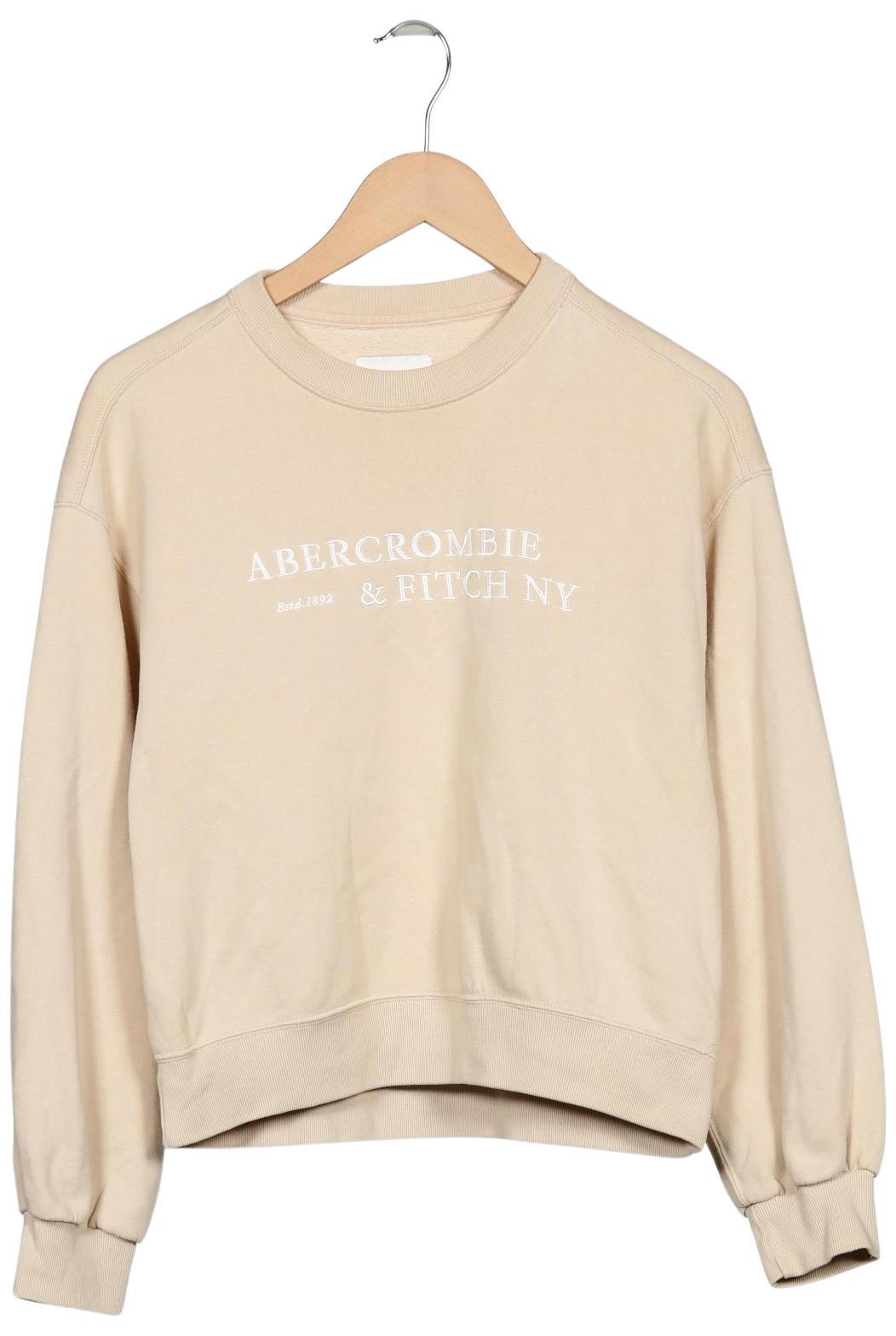 

Abercrombie & Fitch Damen Sweatshirt, beige, Gr. 34