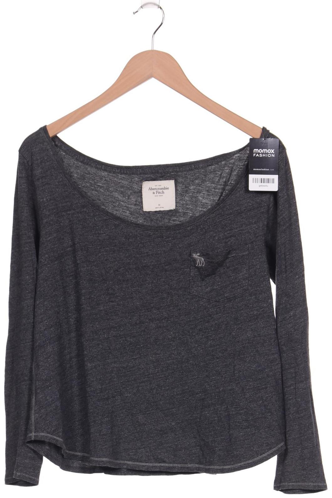 

Abercrombie & Fitch Damen Langarmshirt, grau