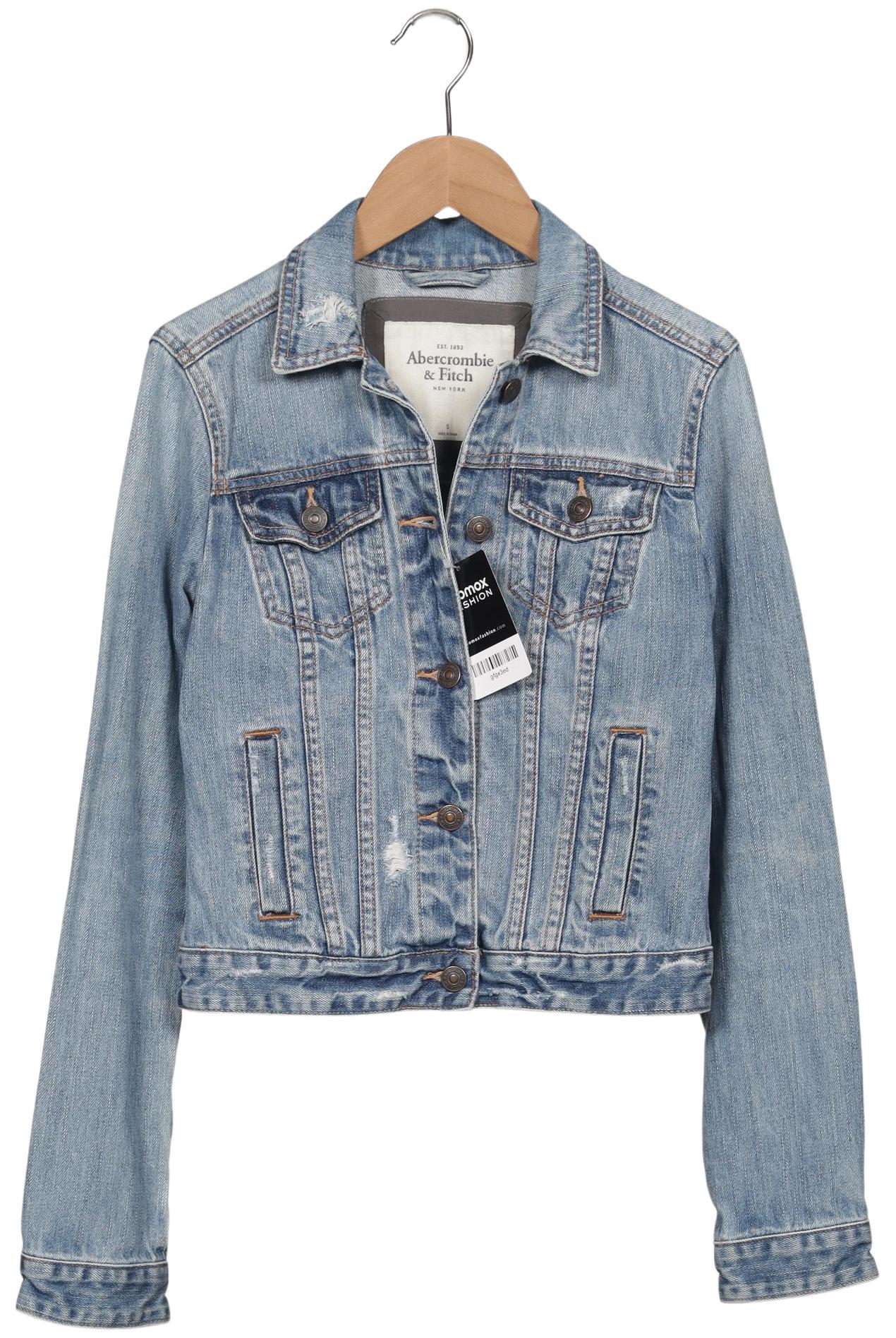 

Abercrombie & Fitch Damen Jacke, hellblau, Gr. 36