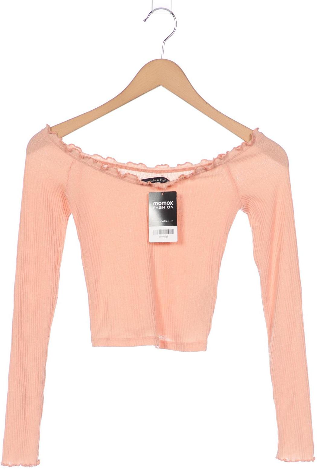 

Abercrombie & Fitch Damen Langarmshirt, beige, Gr. 34