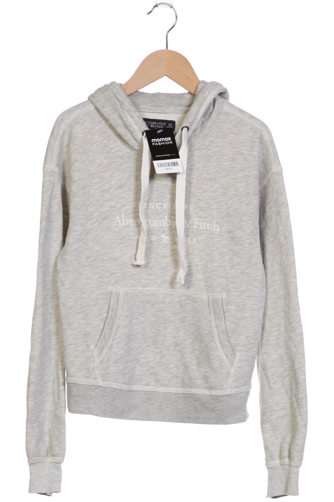 

Abercrombie & Fitch Damen Kapuzenpullover, grau, Gr. 34