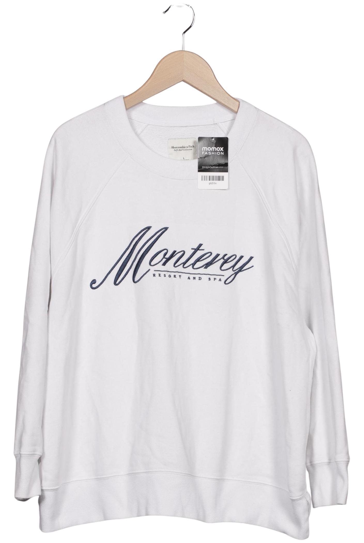 

Abercrombie & Fitch Damen Sweatshirt, weiß, Gr. 42