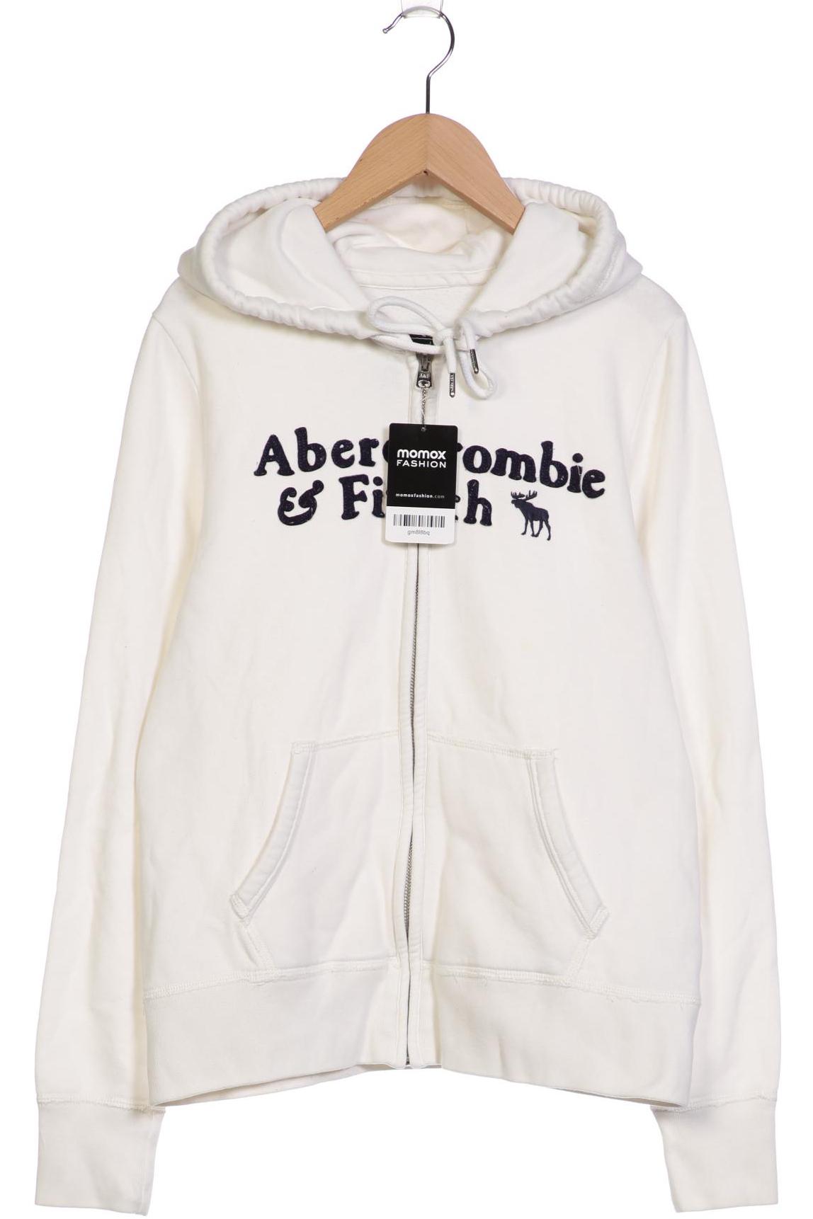 

Abercrombie & Fitch Damen Kapuzenpullover, weiß, Gr. 42