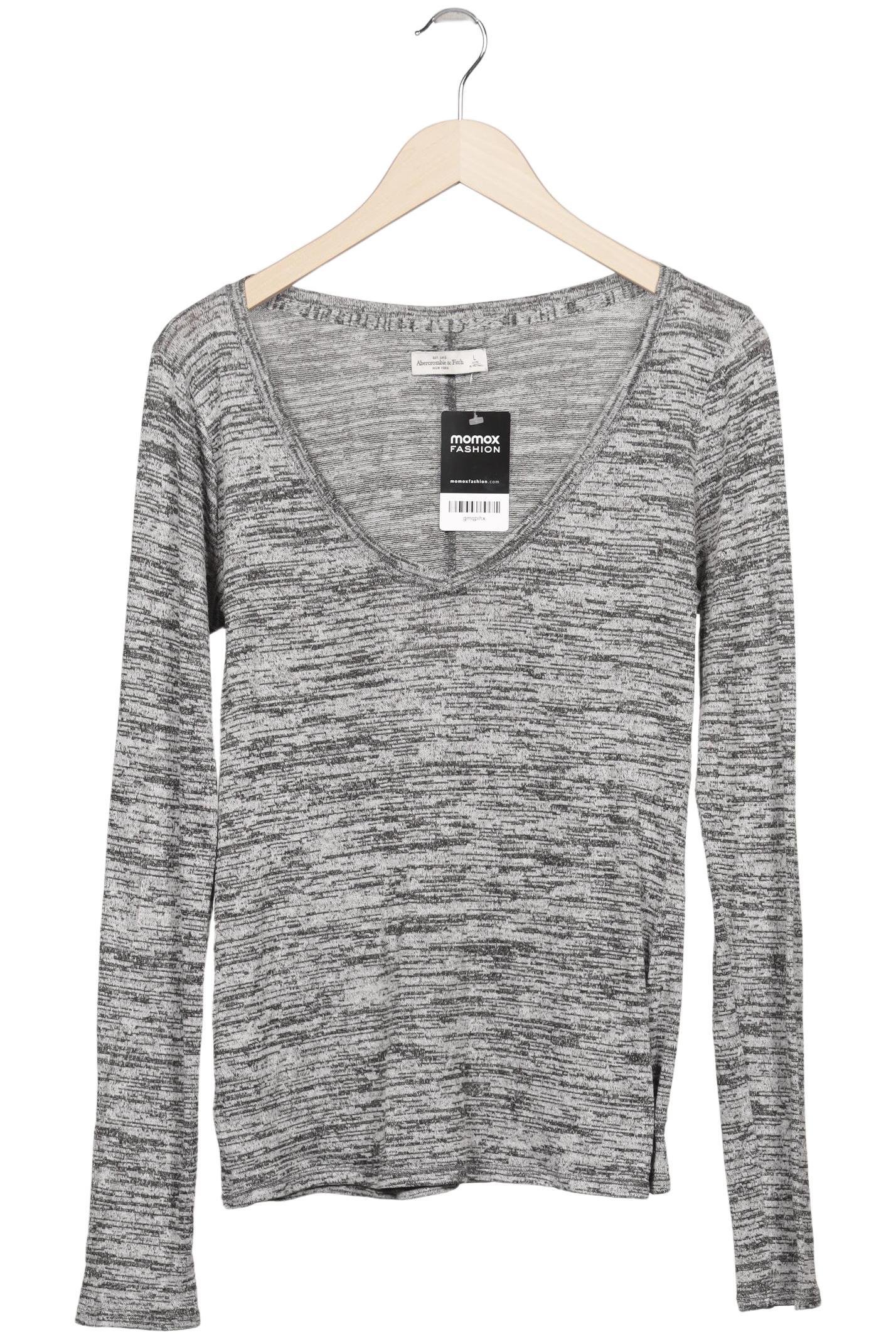 

Abercrombie & Fitch Damen Langarmshirt, grau, Gr. 42