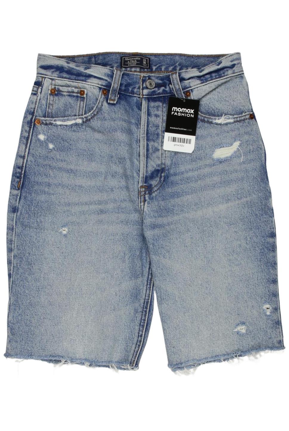 

Abercrombie & Fitch Damen Shorts, blau, Gr. 24