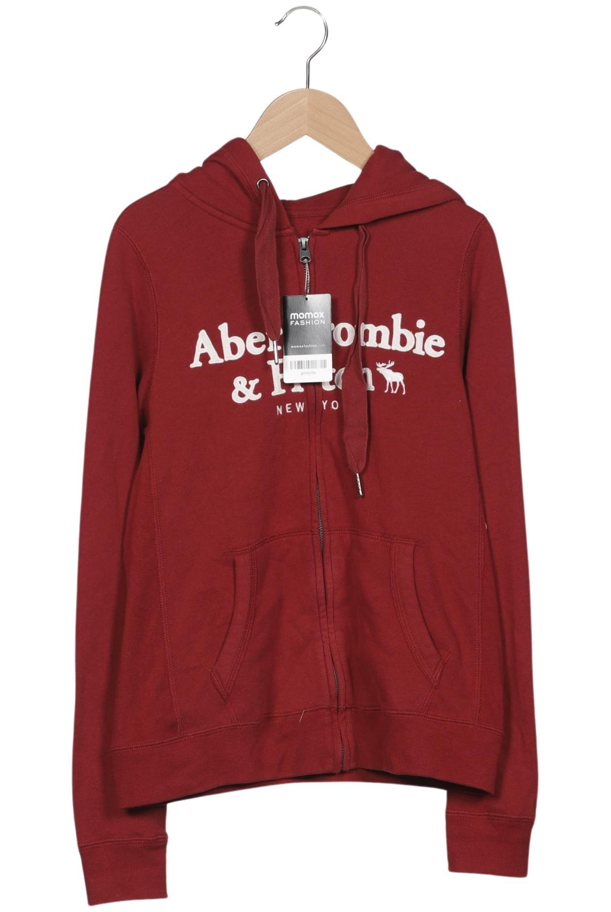 

Abercrombie & Fitch Damen Kapuzenpullover, rot, Gr. 36