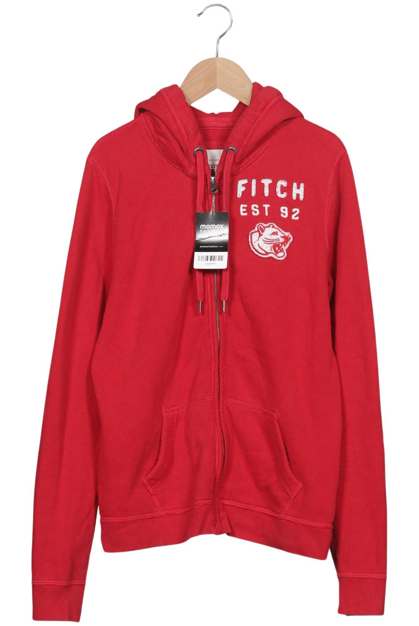 

Abercrombie & Fitch Damen Kapuzenpullover, rot, Gr. 42