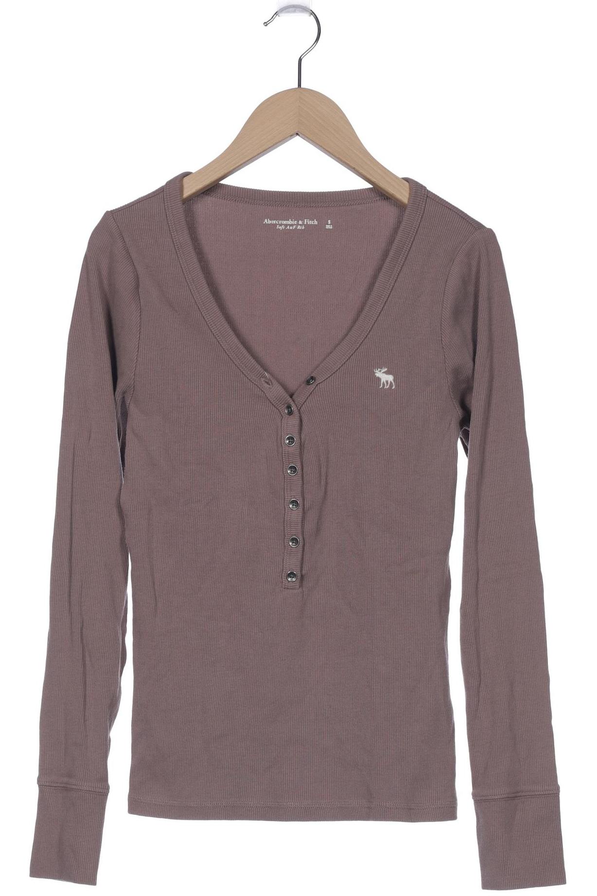 

Abercrombie & Fitch Damen Langarmshirt, braun